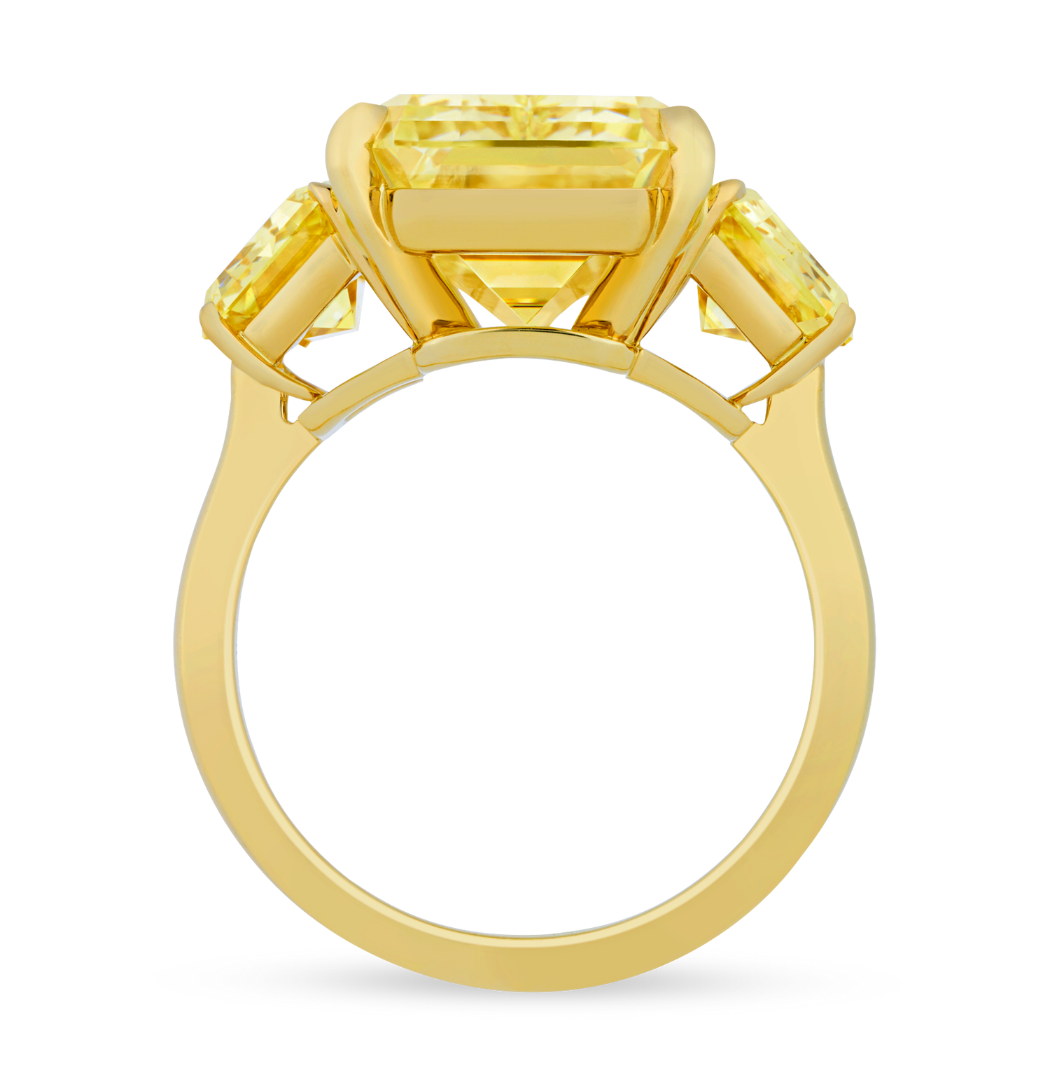 Fancy Intense Yellow Diamond Ring, 14.12 carats