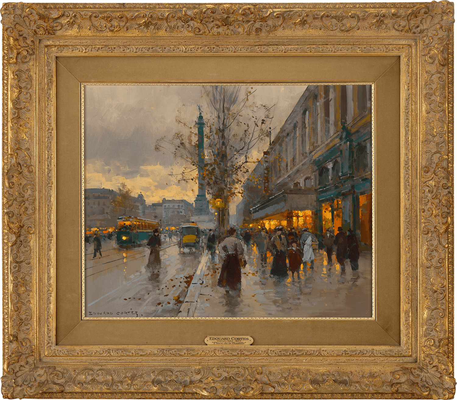 Place de la Bastille by Edouard Léon Cortès