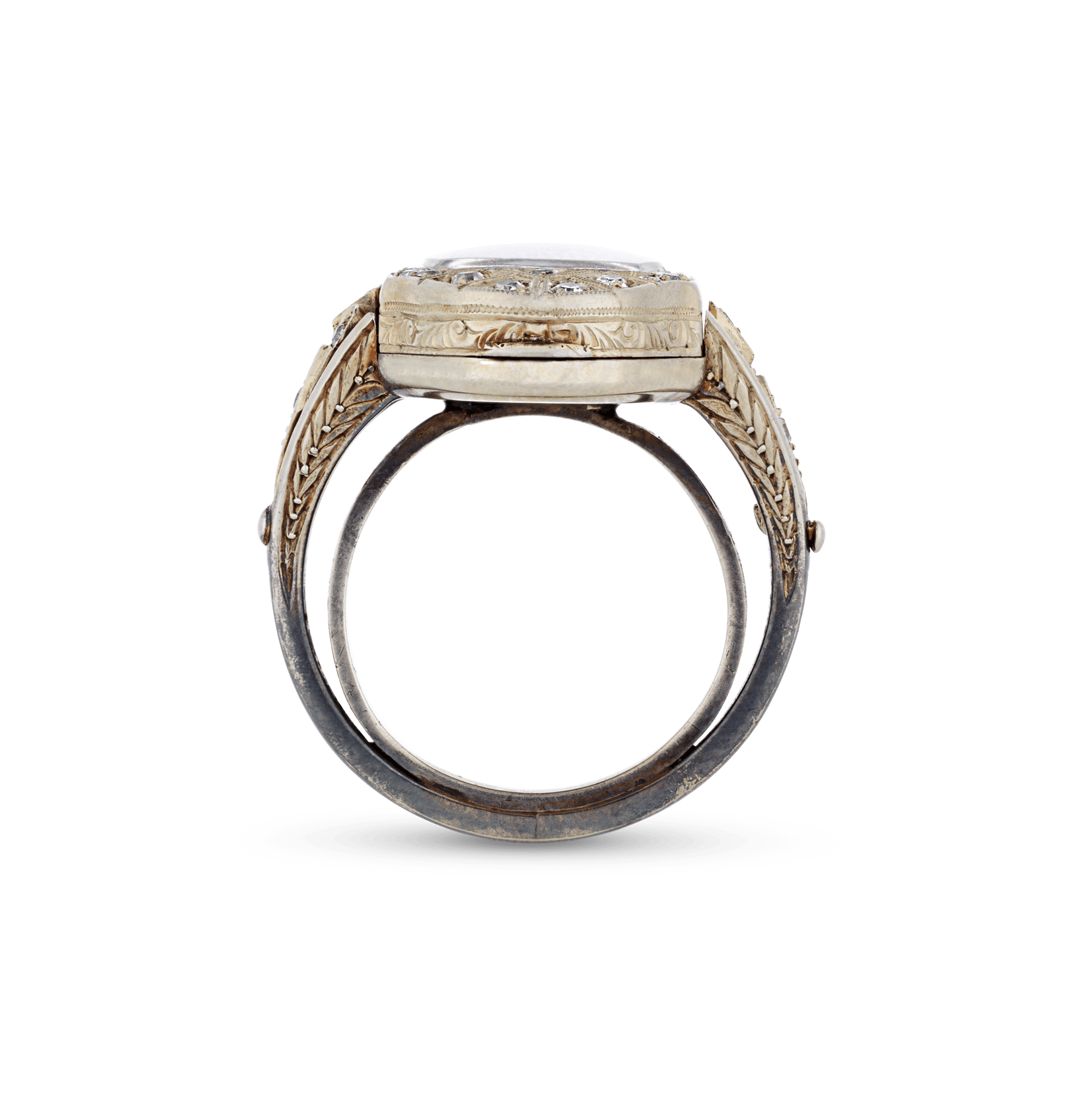 Belle Époque Diamond Watch Ring