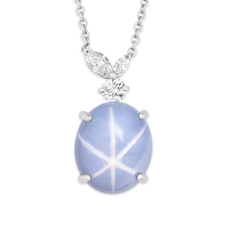 Oscar Heyman Ceylon Star Sapphire Pendant, 11.69 carats