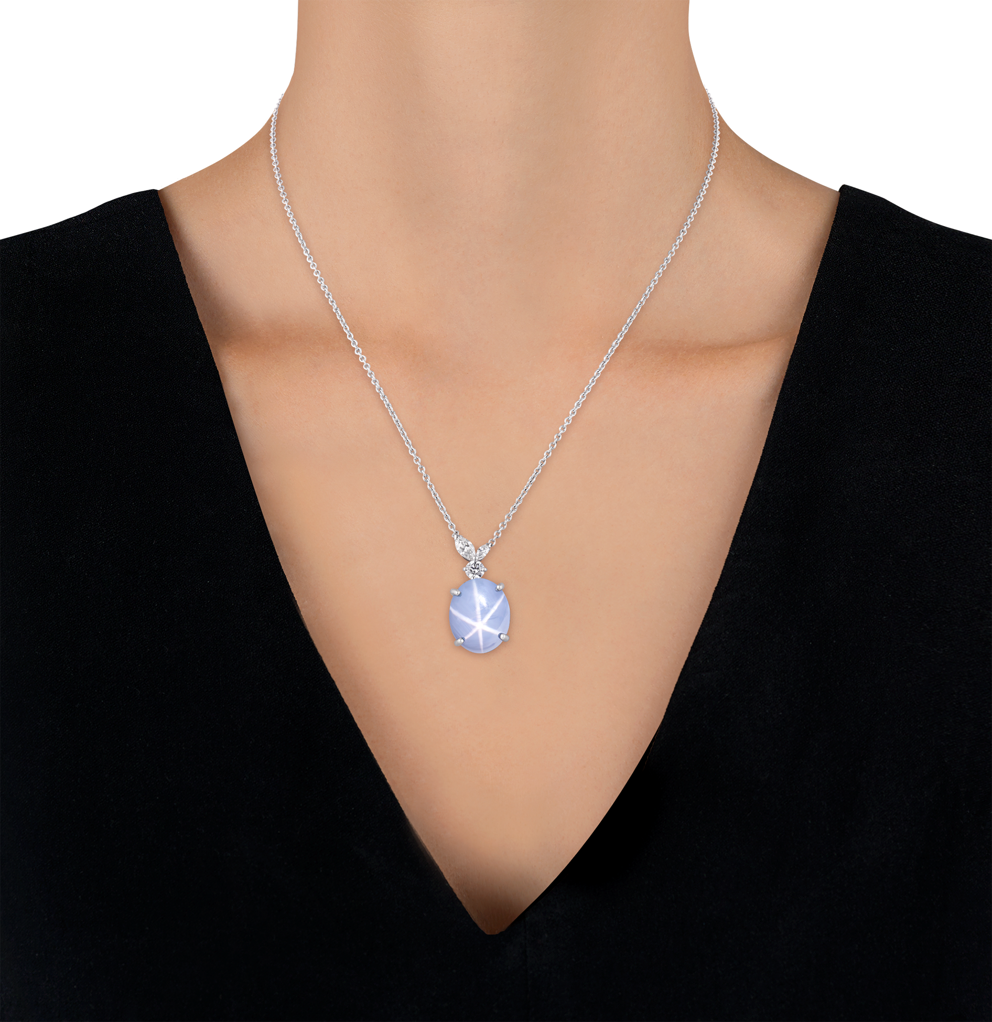 Oscar Heyman Ceylon Star Sapphire Pendant, 11.69 carats