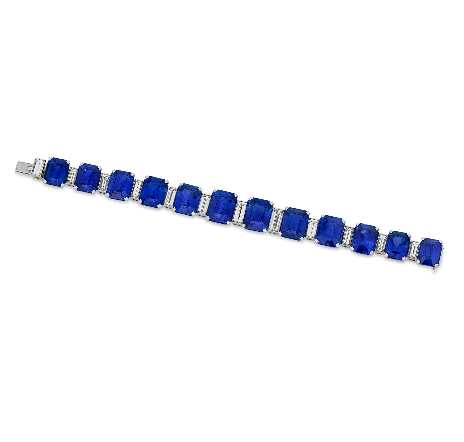 Chopard Ceylon Sapphire and Diamond Bracelet, 85.53 Carats