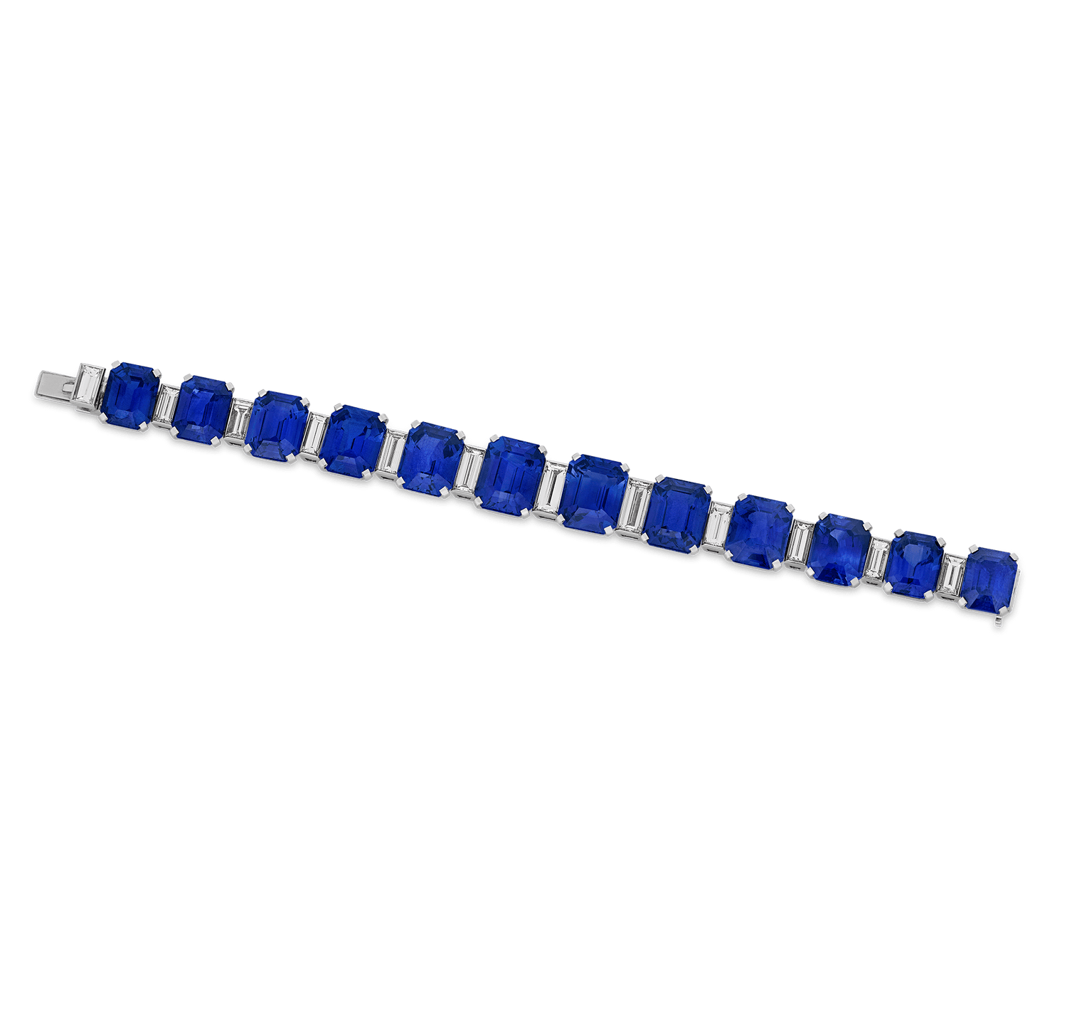 Chopard Ceylon Sapphire and Diamond Bracelet, 85.53 Carats