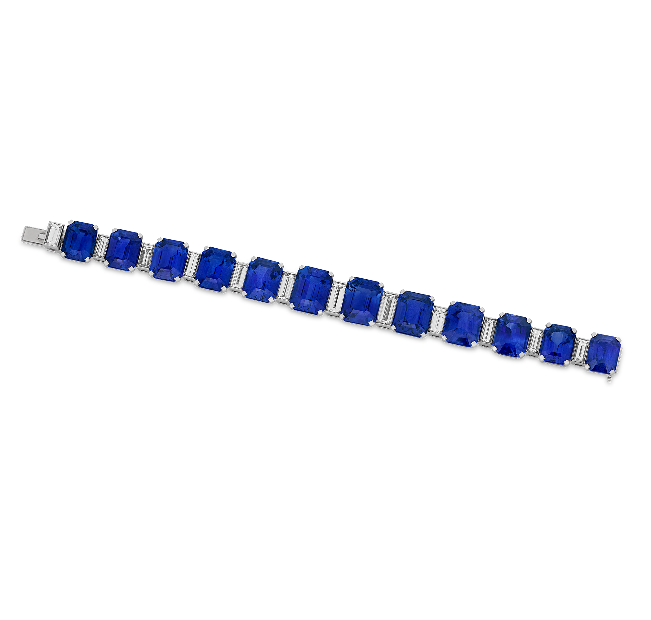 Chopard Ceylon Sapphire and Diamond Bracelet, 85.53 Carats