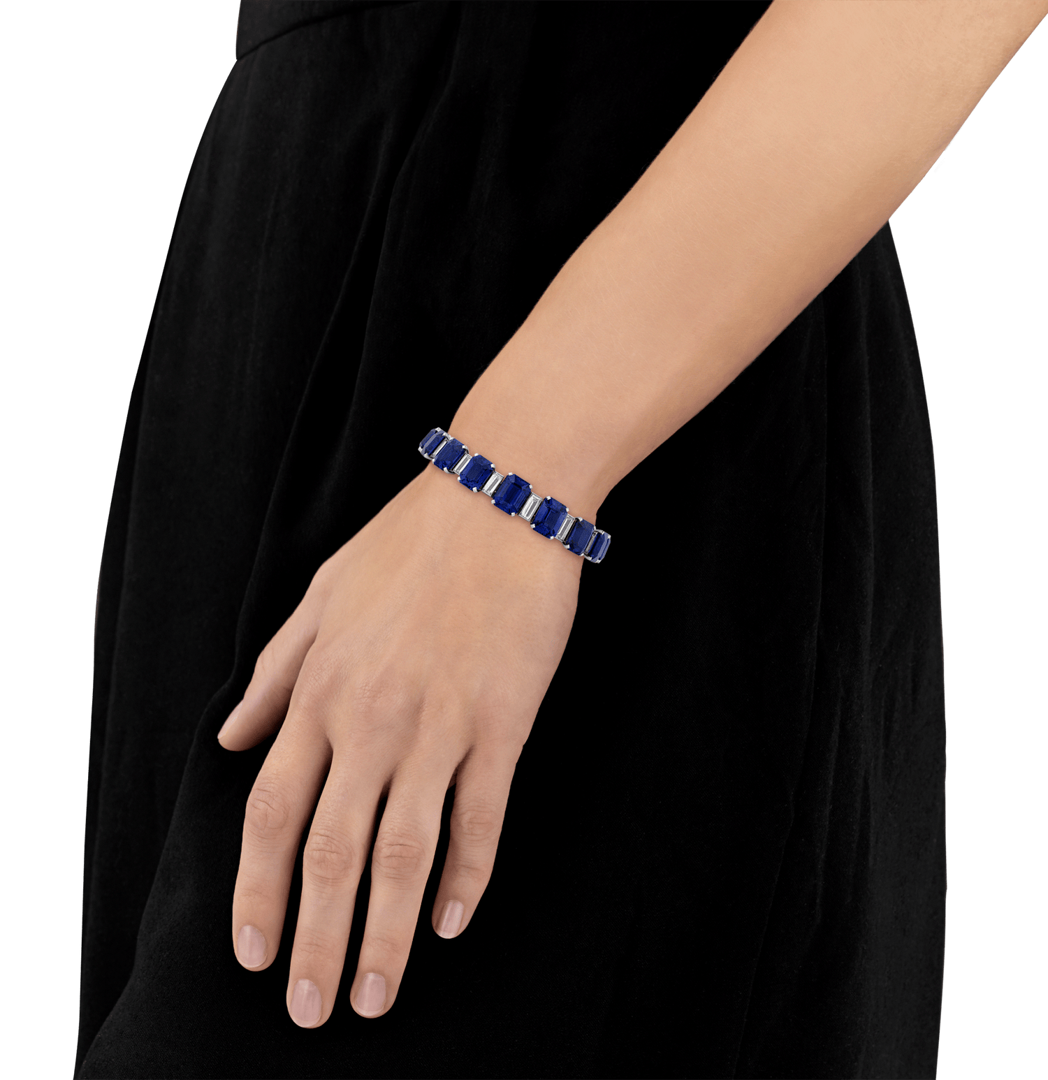 Chopard Ceylon Sapphire and Diamond Bracelet, 85.53 Carats