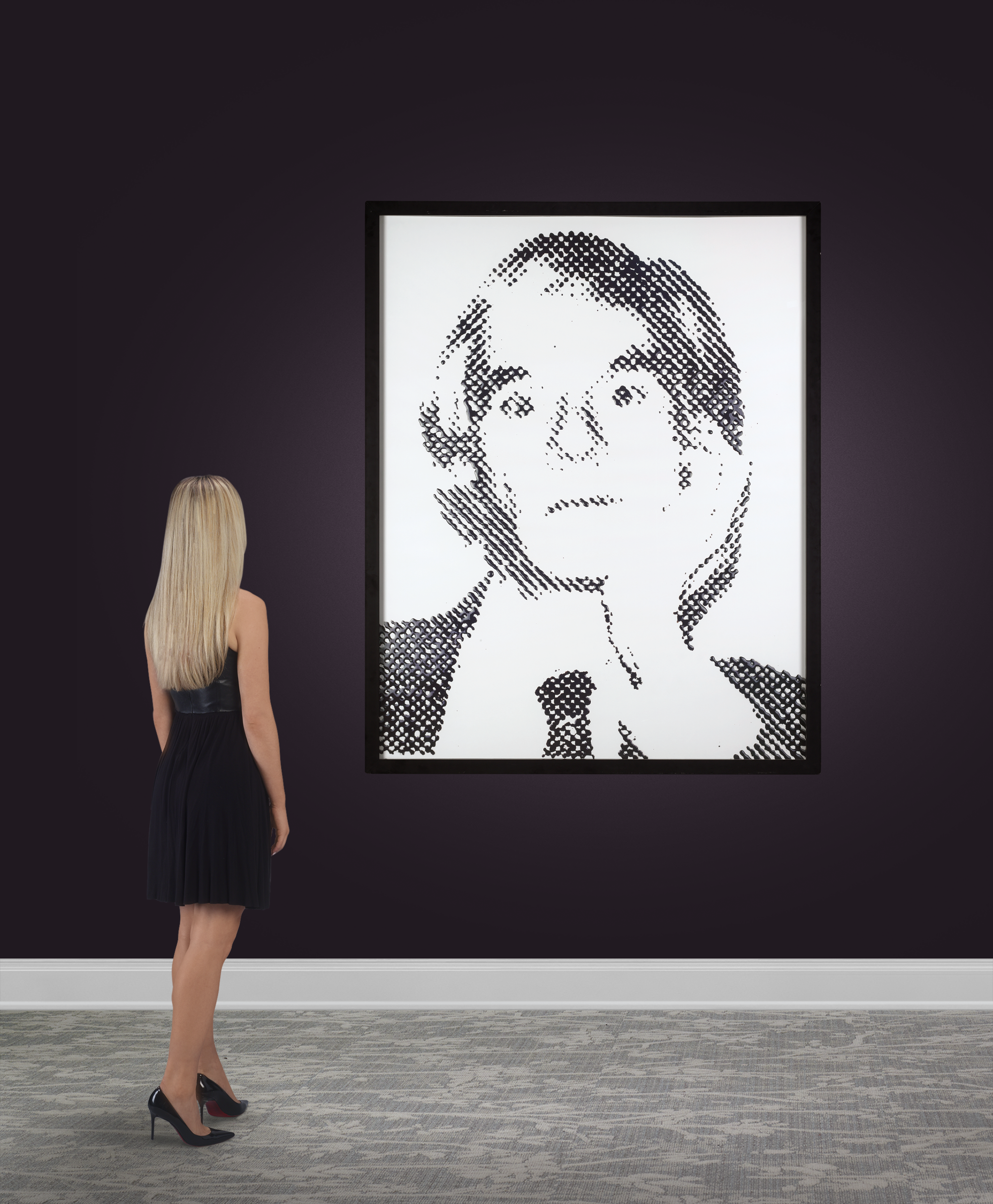 Andy Warhol by Vik Muniz