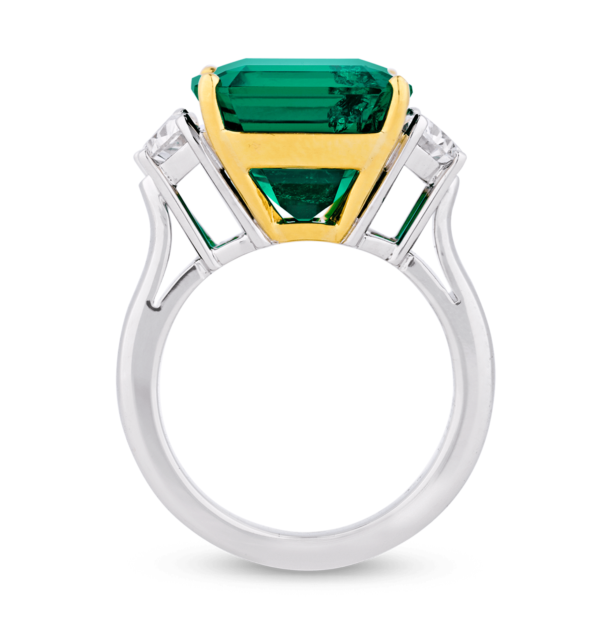 Untreated Colombian Emerald Ring, 8.95 Carats