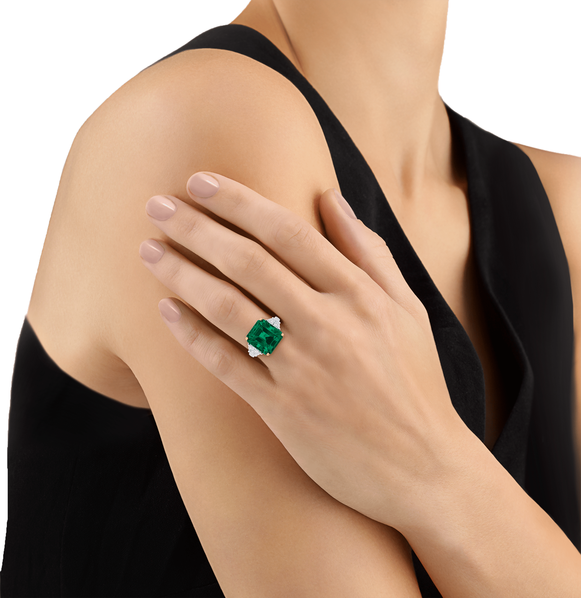 Untreated Colombian Emerald Ring, 8.95 Carats