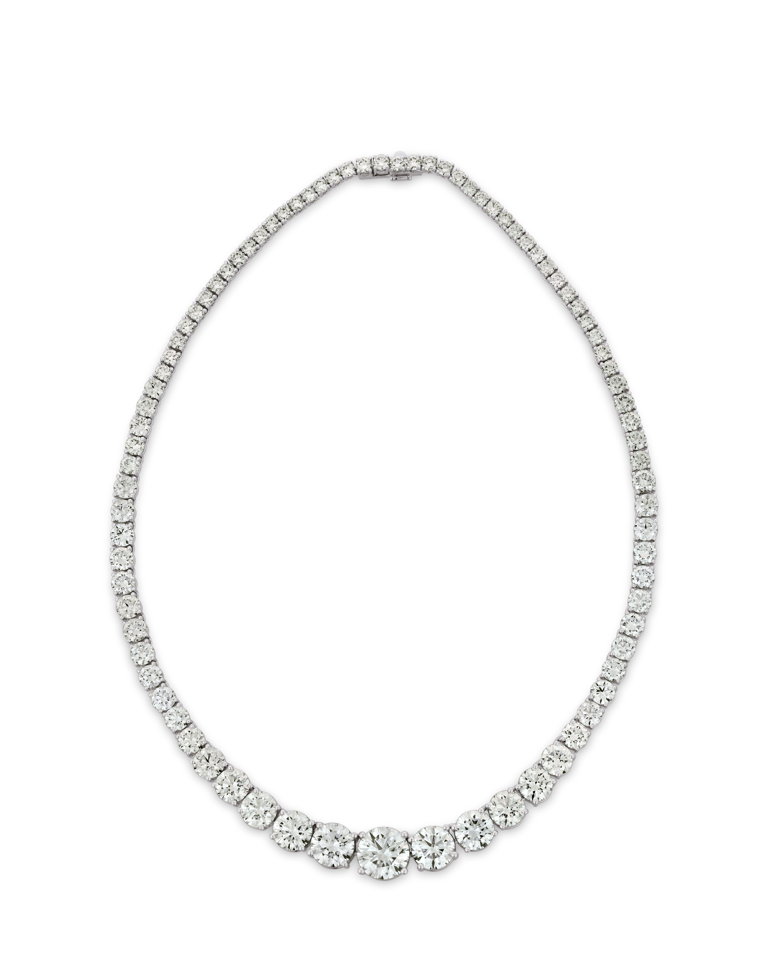 Diamond Riviera Necklace, 47.66 carats