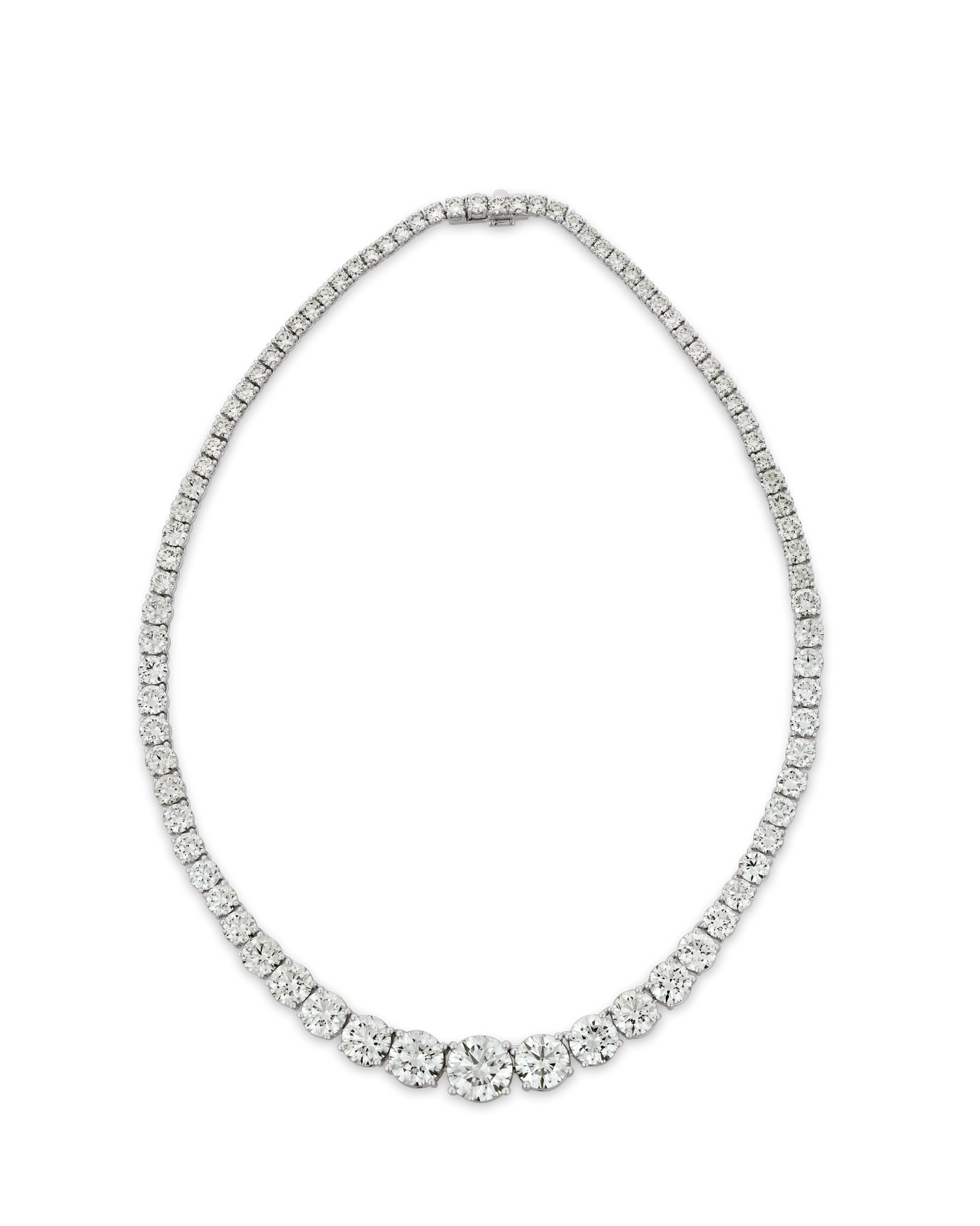 Diamond Riviera Necklace, 47.66 carats