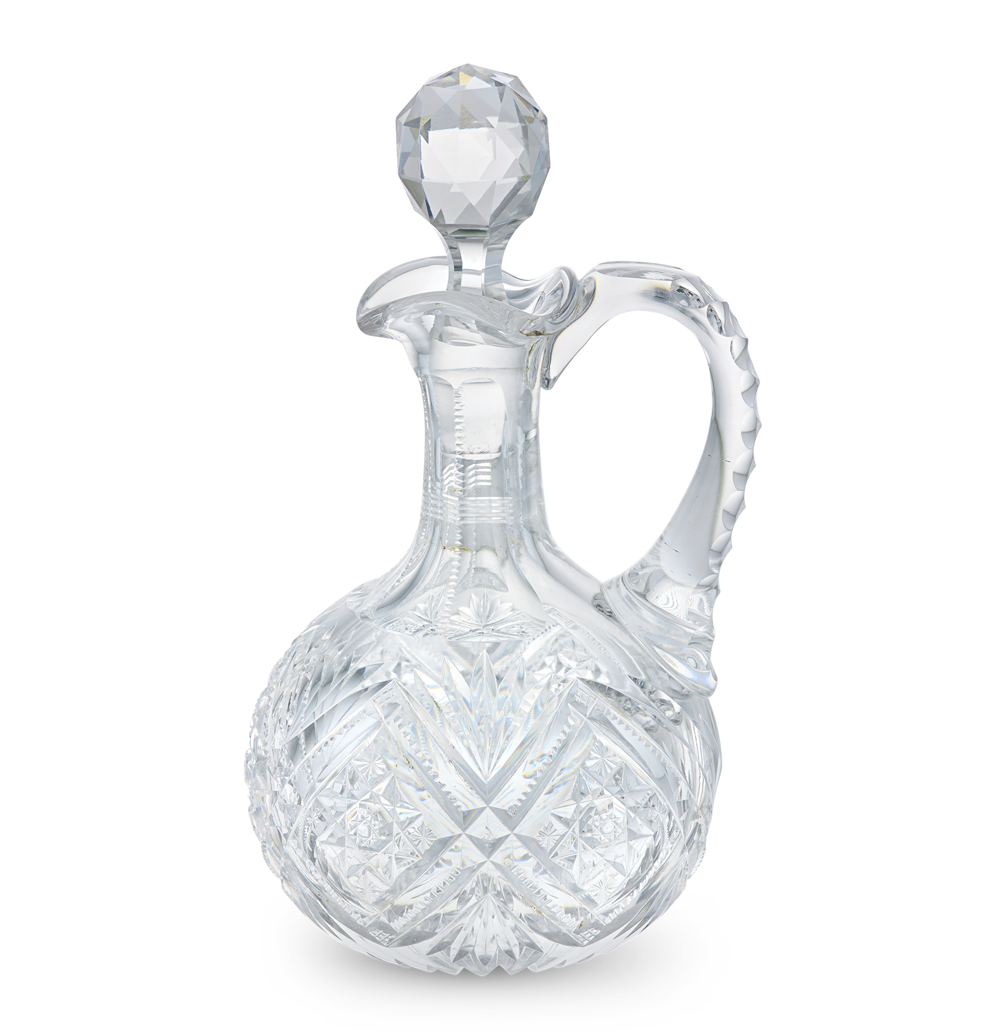 Cut Glass Cruet Pair in the Middlesex Pattern