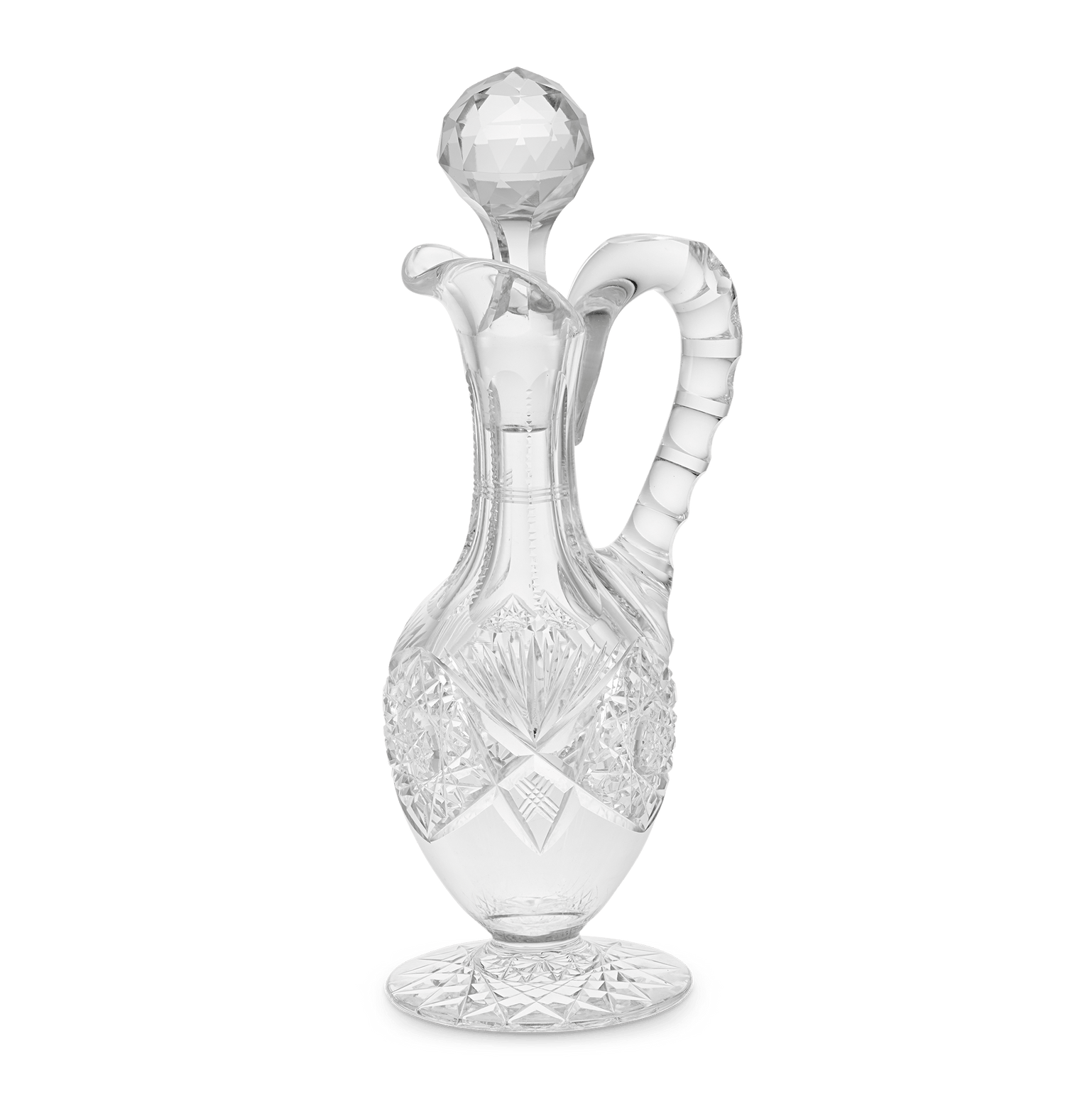 Middlesex Pattern Cut Glass Cruet Bottle