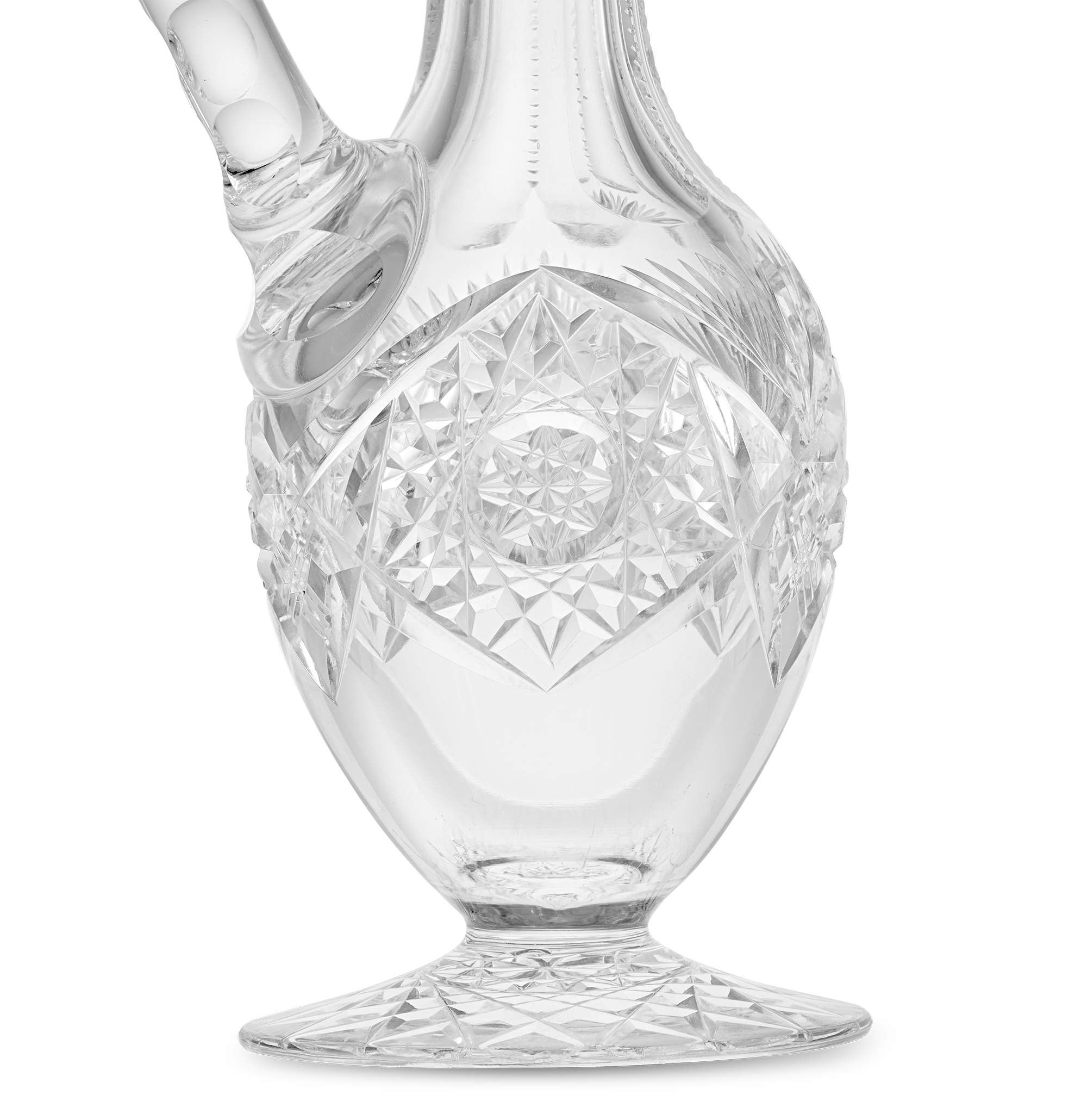 Cut Glass Cruet Bottle