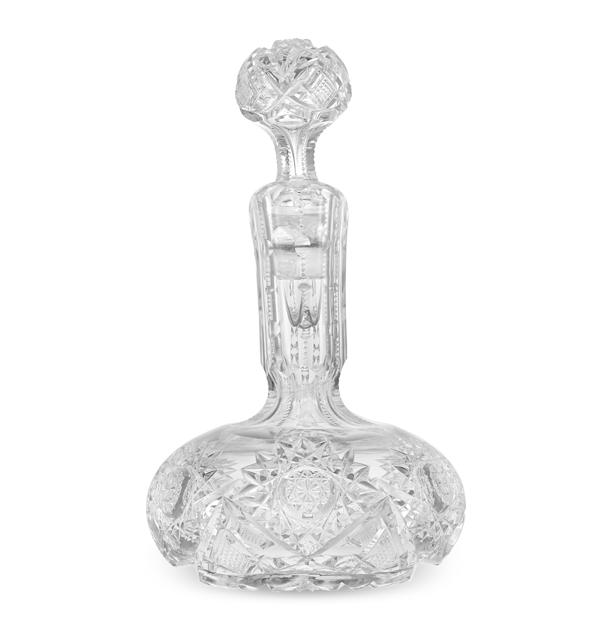 Cut Glass Cruet Bottle in the Somerset Pattern