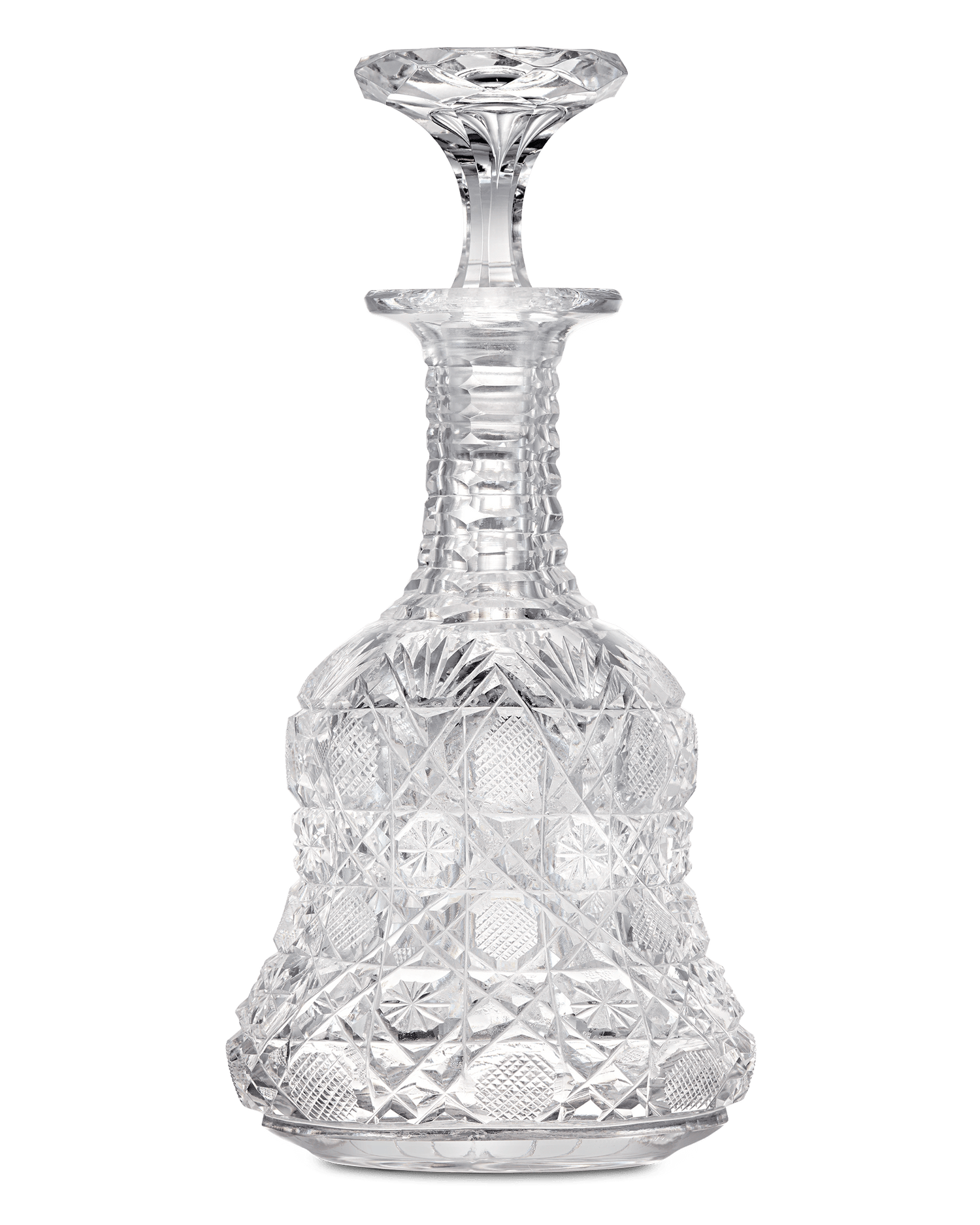 Brilliant Period Cut Glass Cruet Bottle