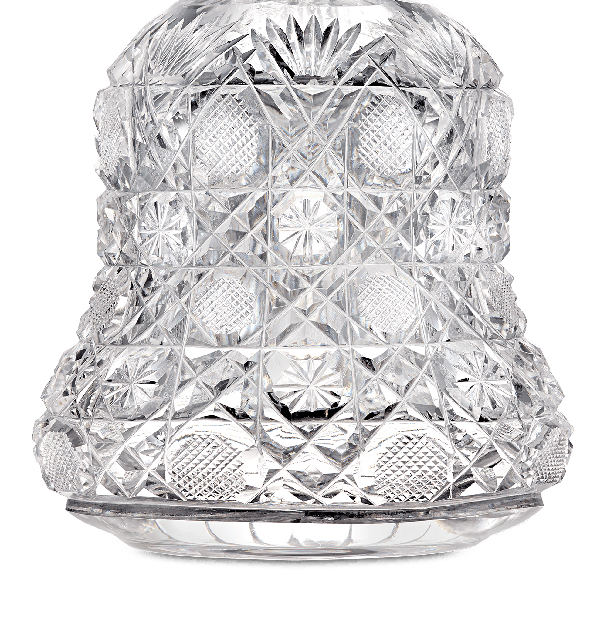 Brilliant Period Cut Glass Cruet Bottle