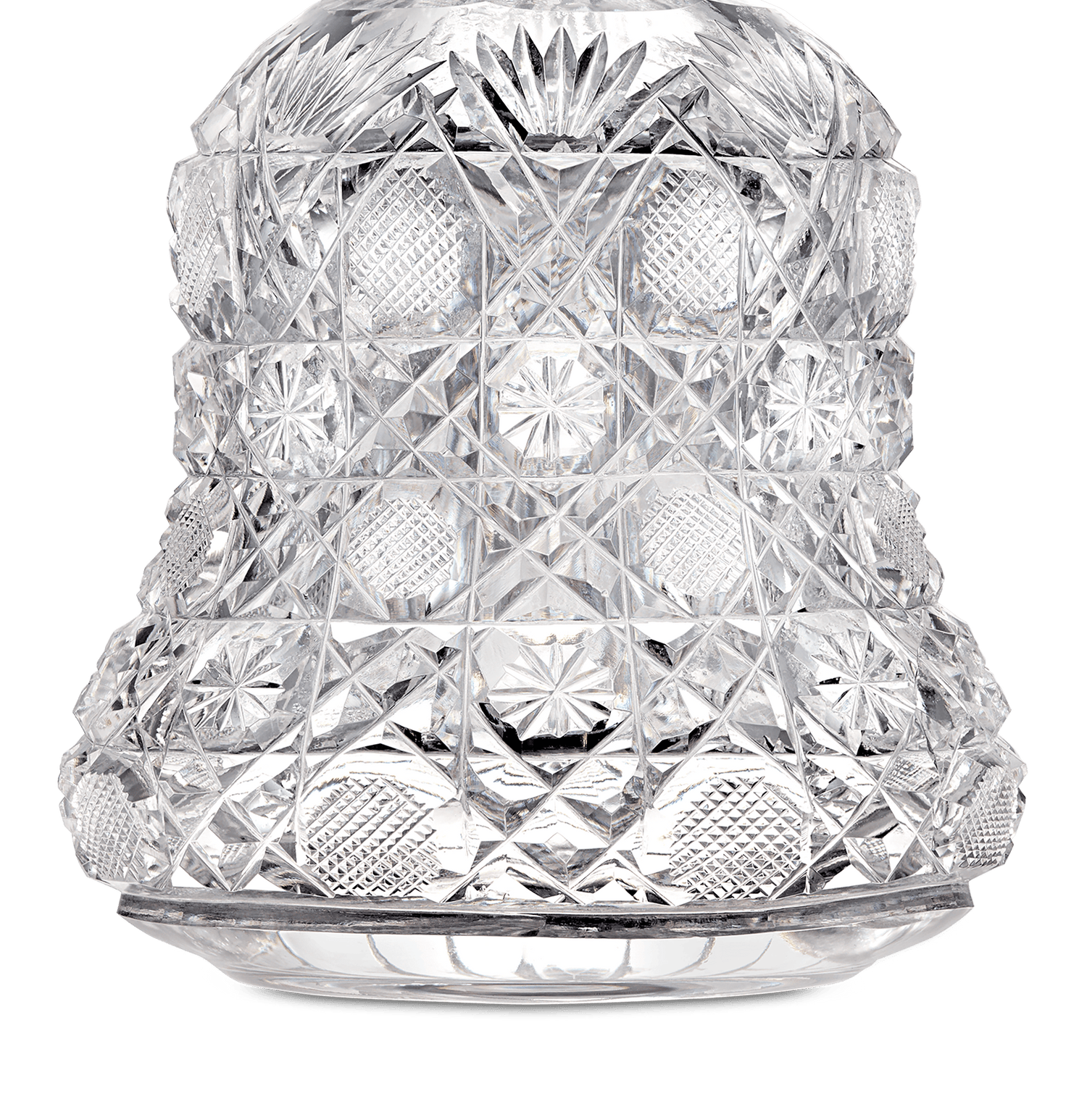 Brilliant Period Cut Glass Cruet Bottle