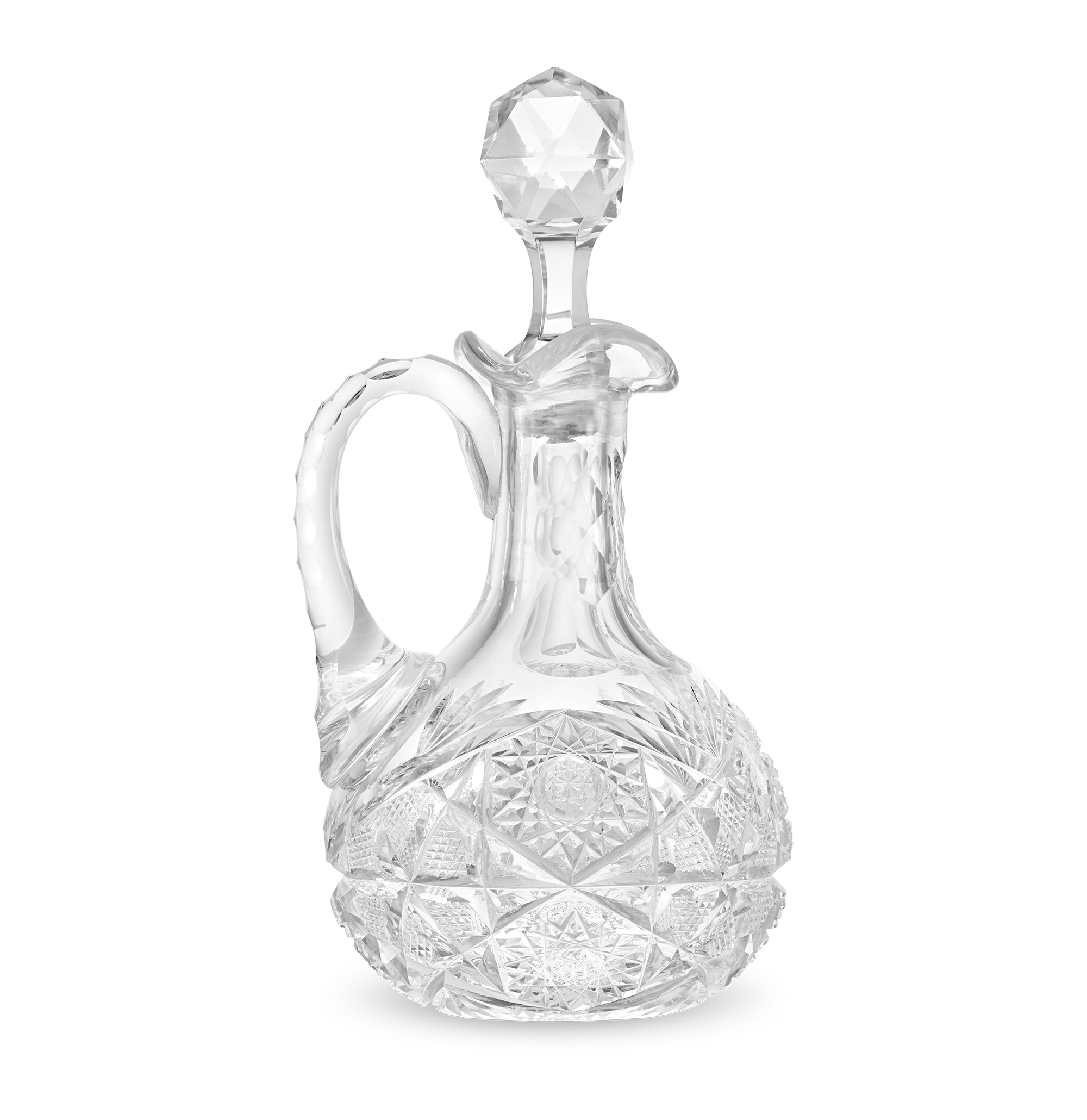 Cut Glass Cruet Bottle