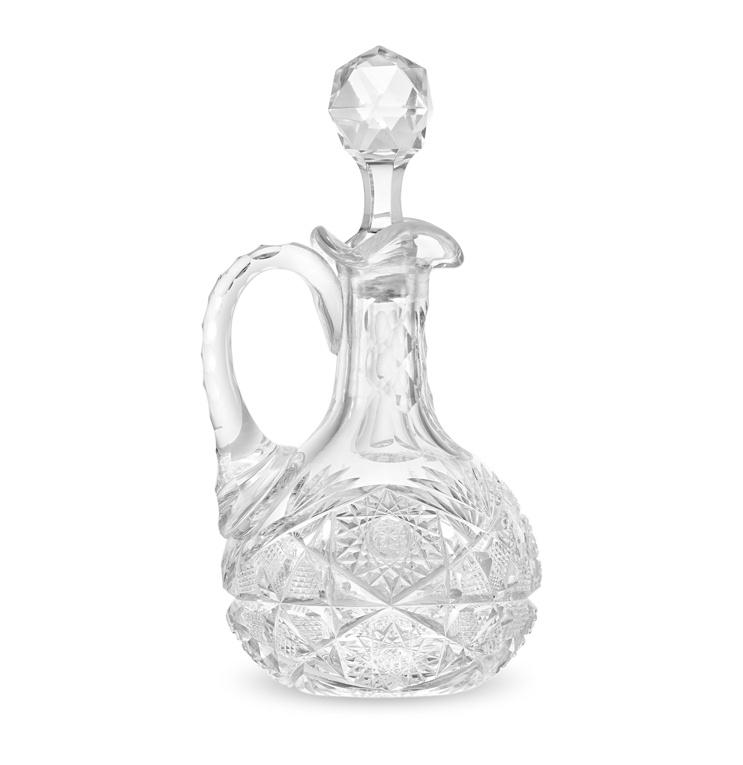 Cut Glass Cruet Bottle