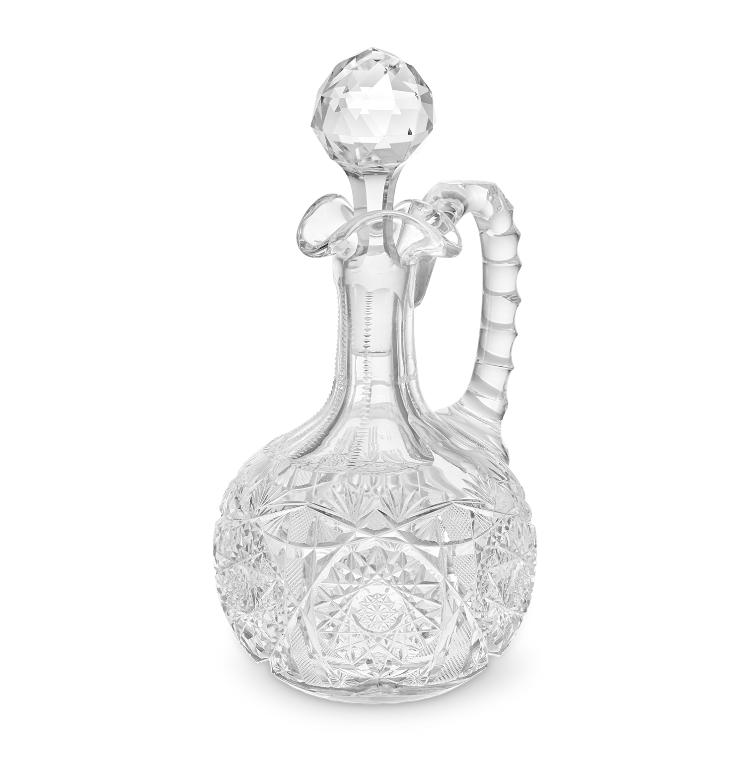 Cut Glass Cruet Bottle