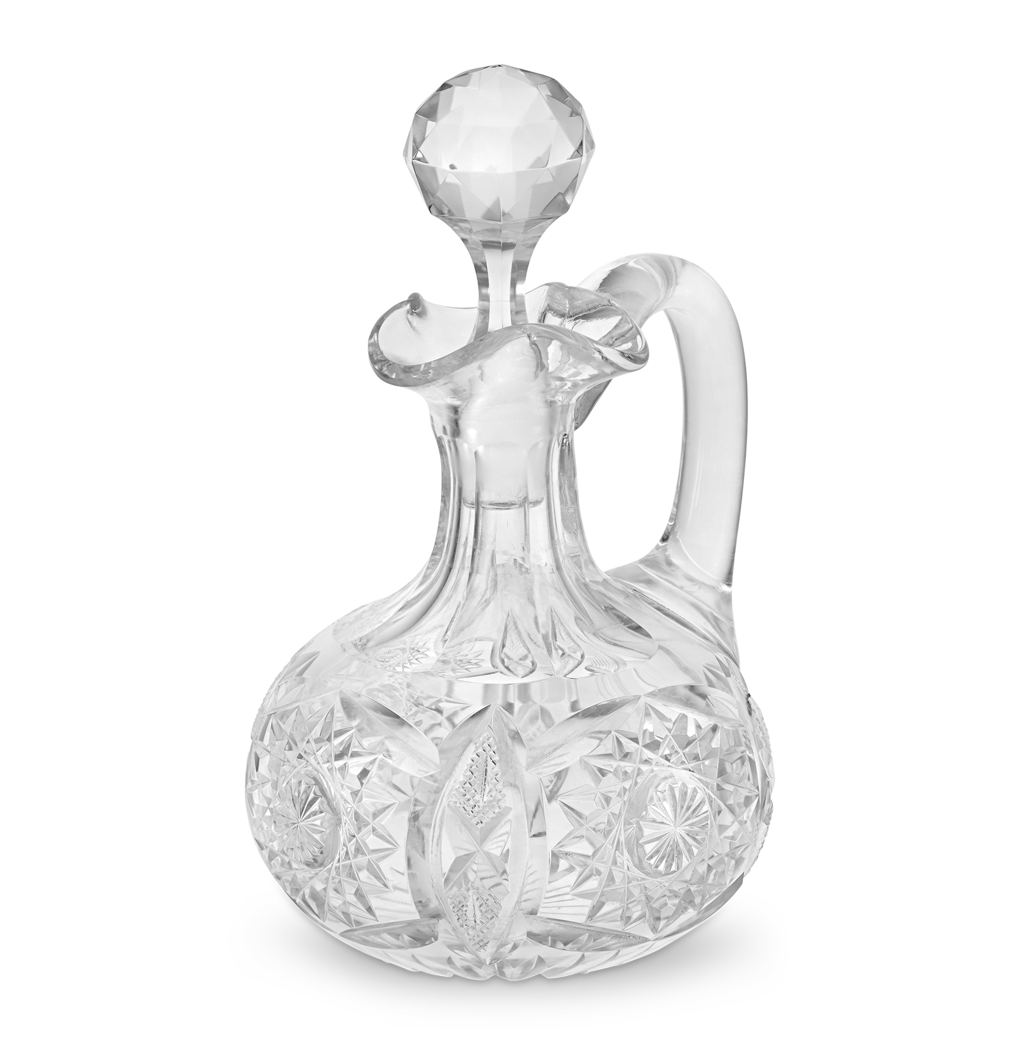 Cut Glass Cruet Bottle