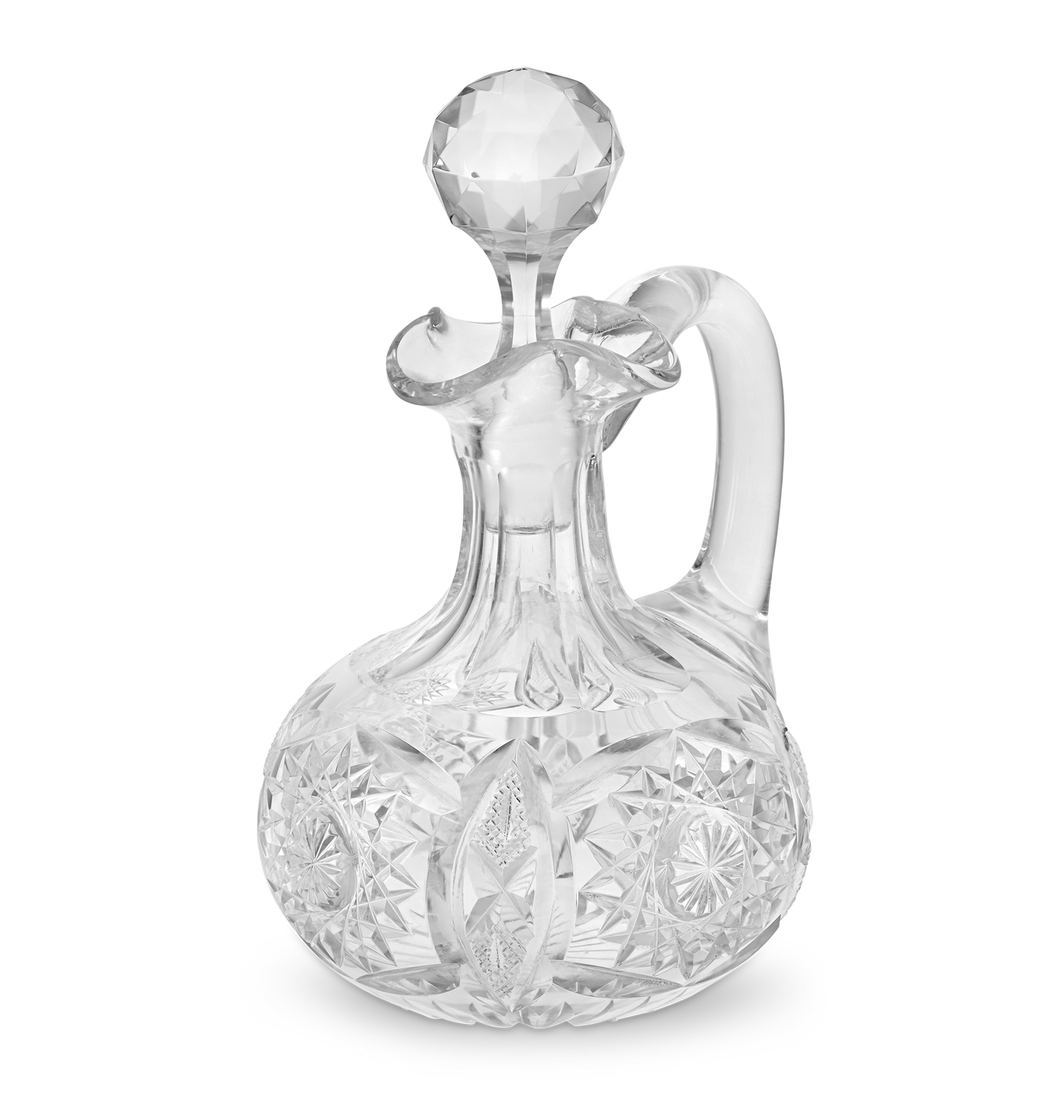 Cut Glass Cruet Bottle