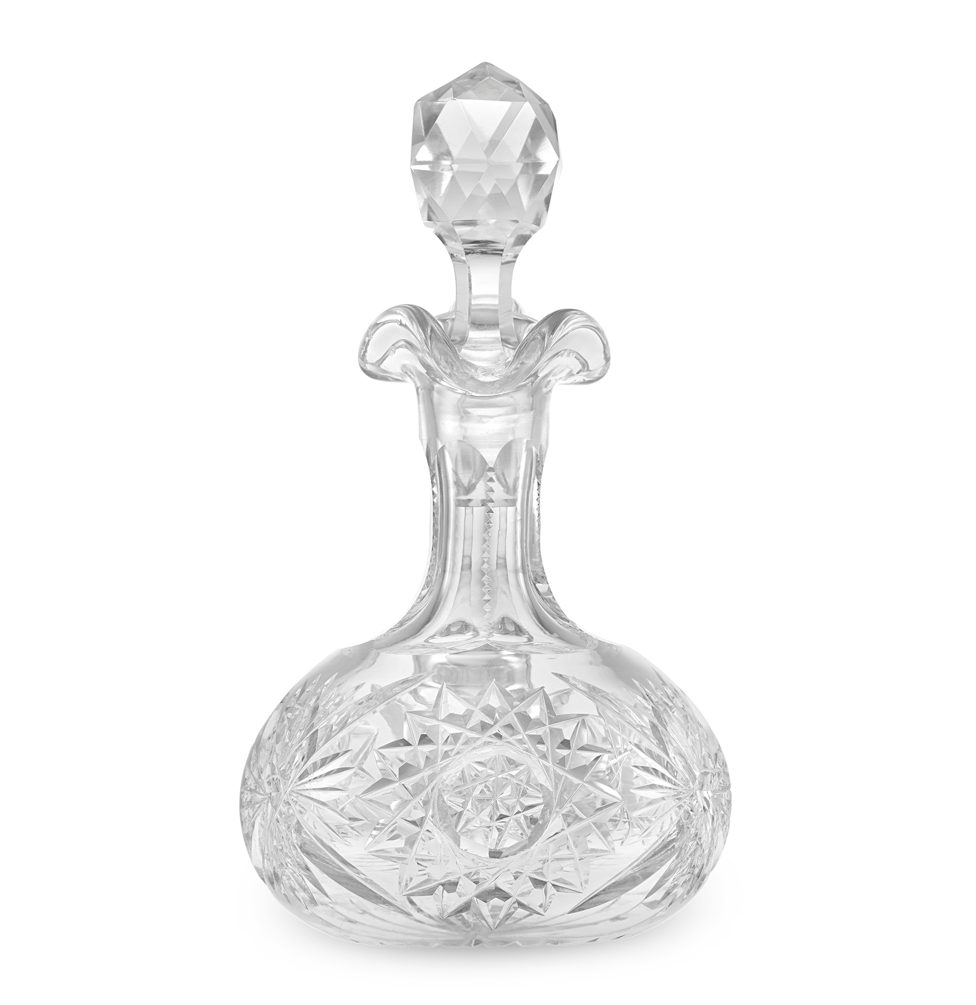 Cut Glass Cruet Bottle