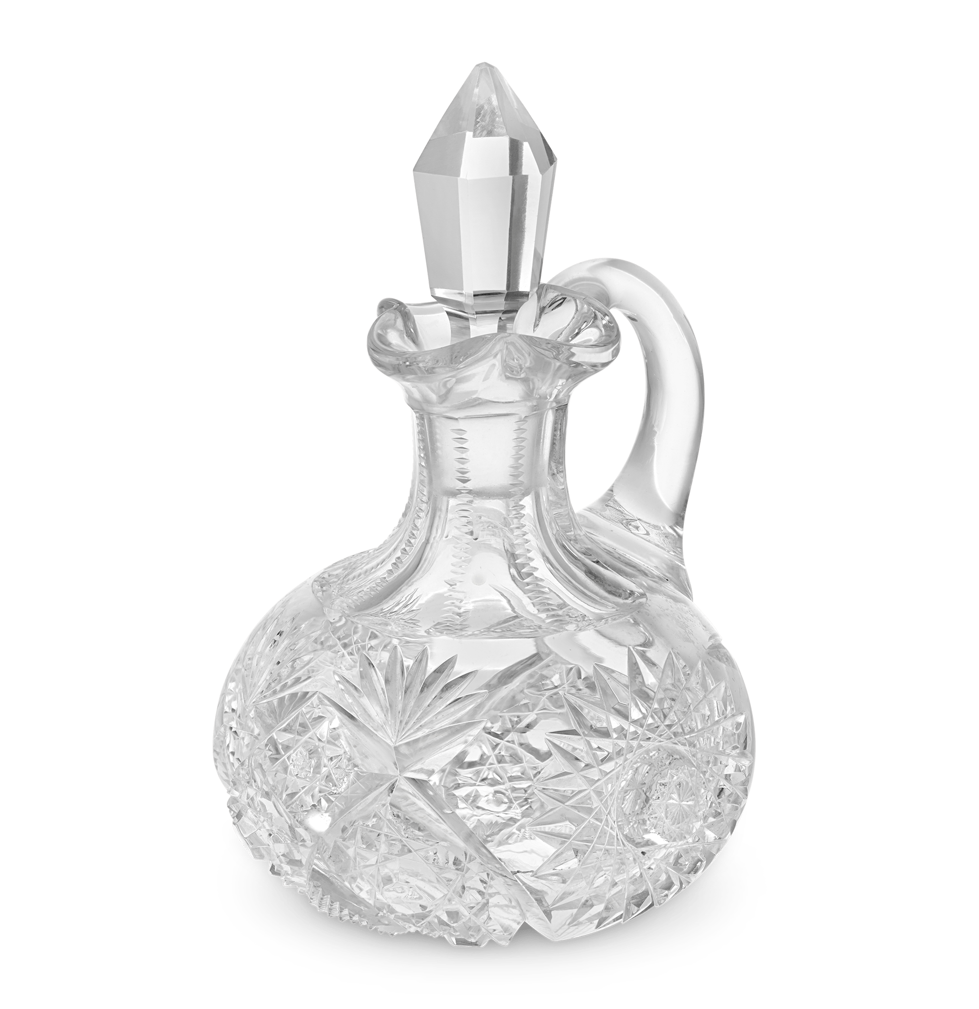 Cut Glass Cruet with Stopper