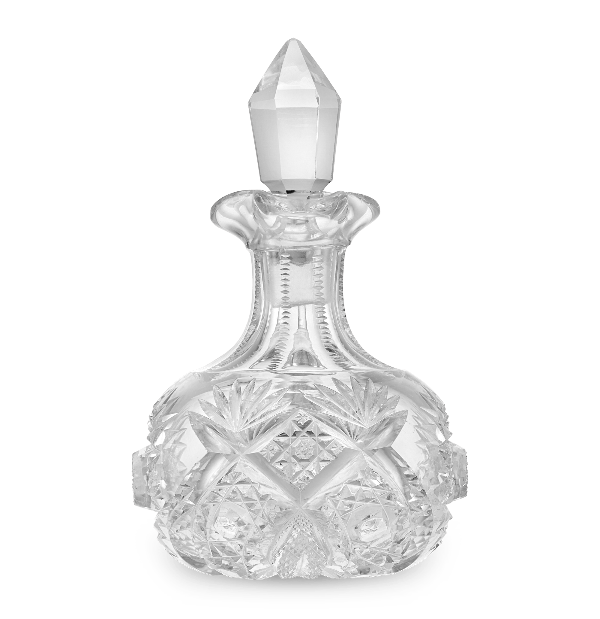 Cut Glass Cruet with Stopper