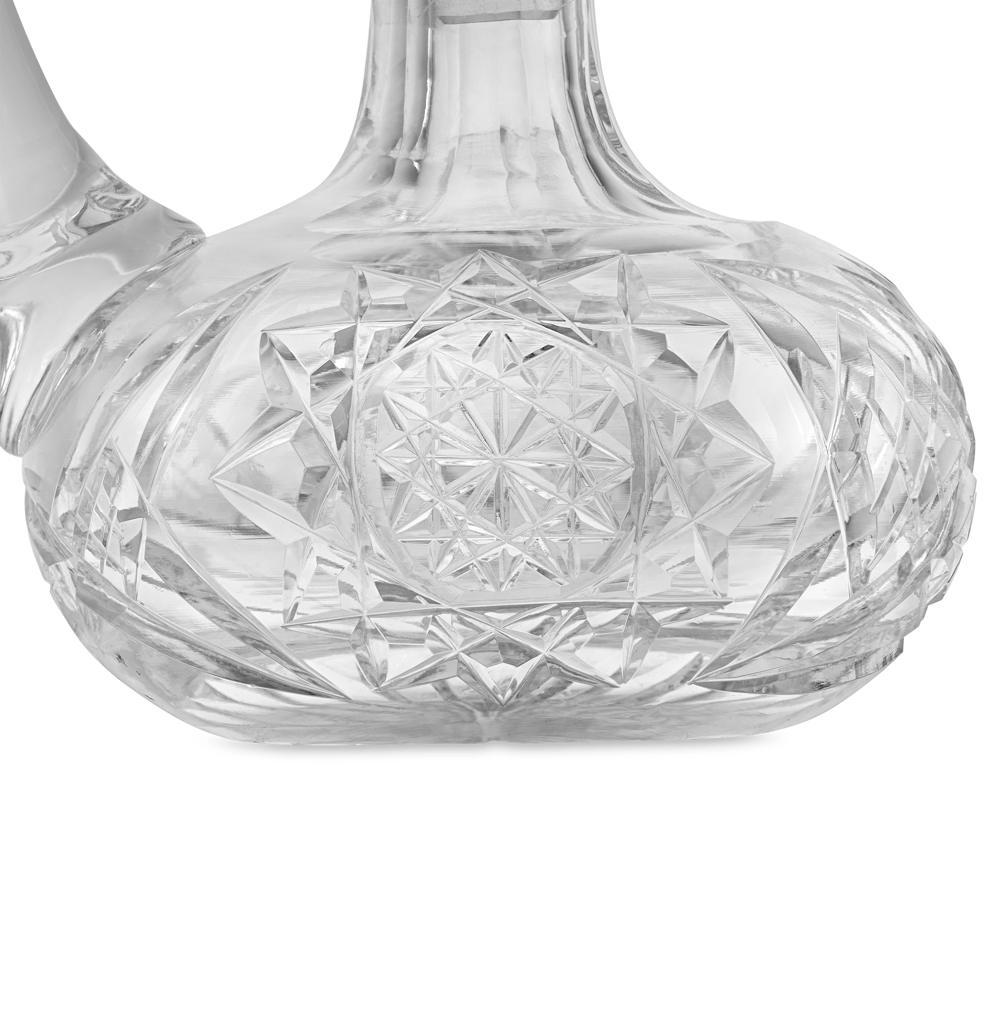 Cut Glass Round Cruet