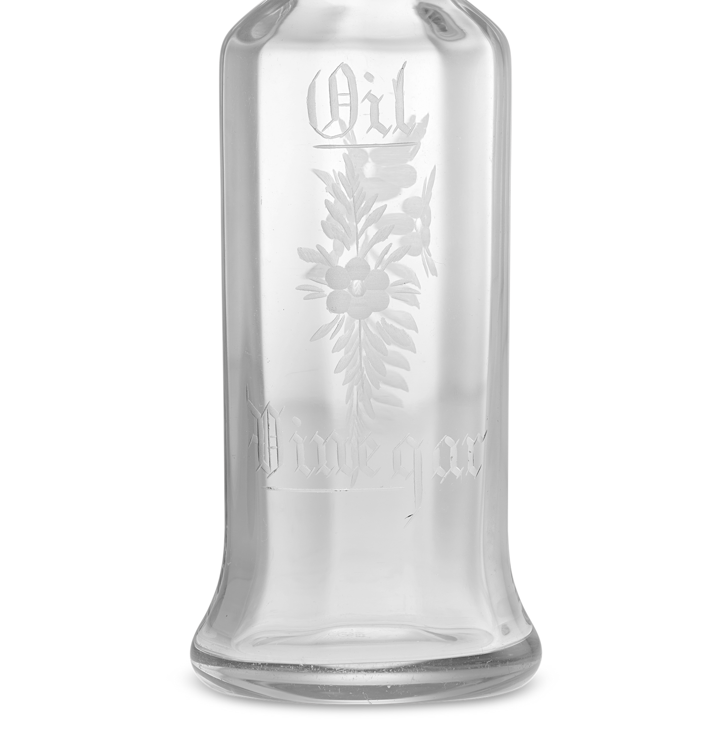 Glass Oil and Vinegar Bottle by T. G. Hawkes & Company