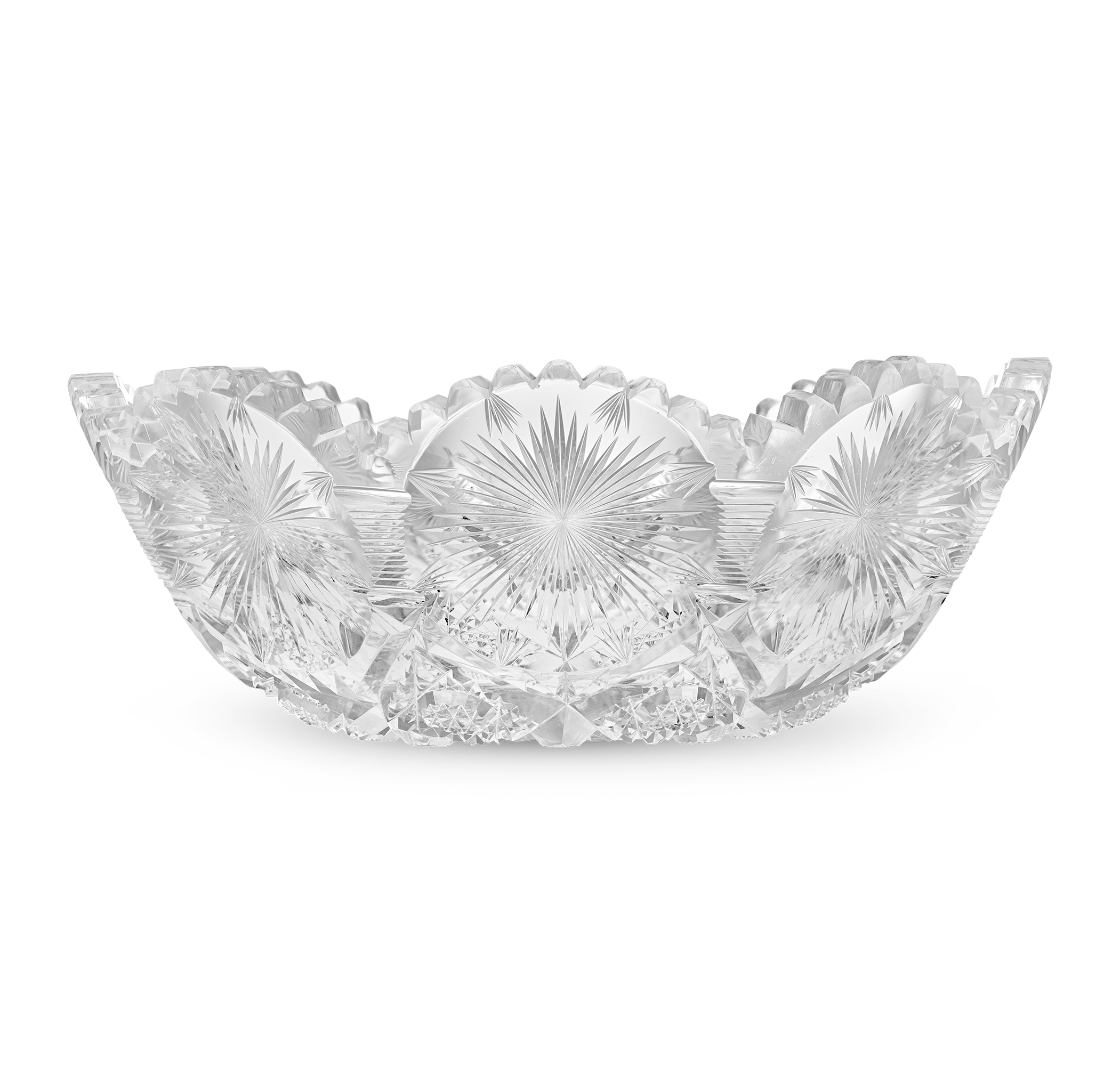 American Brilliant Period Cut Glass Bowl