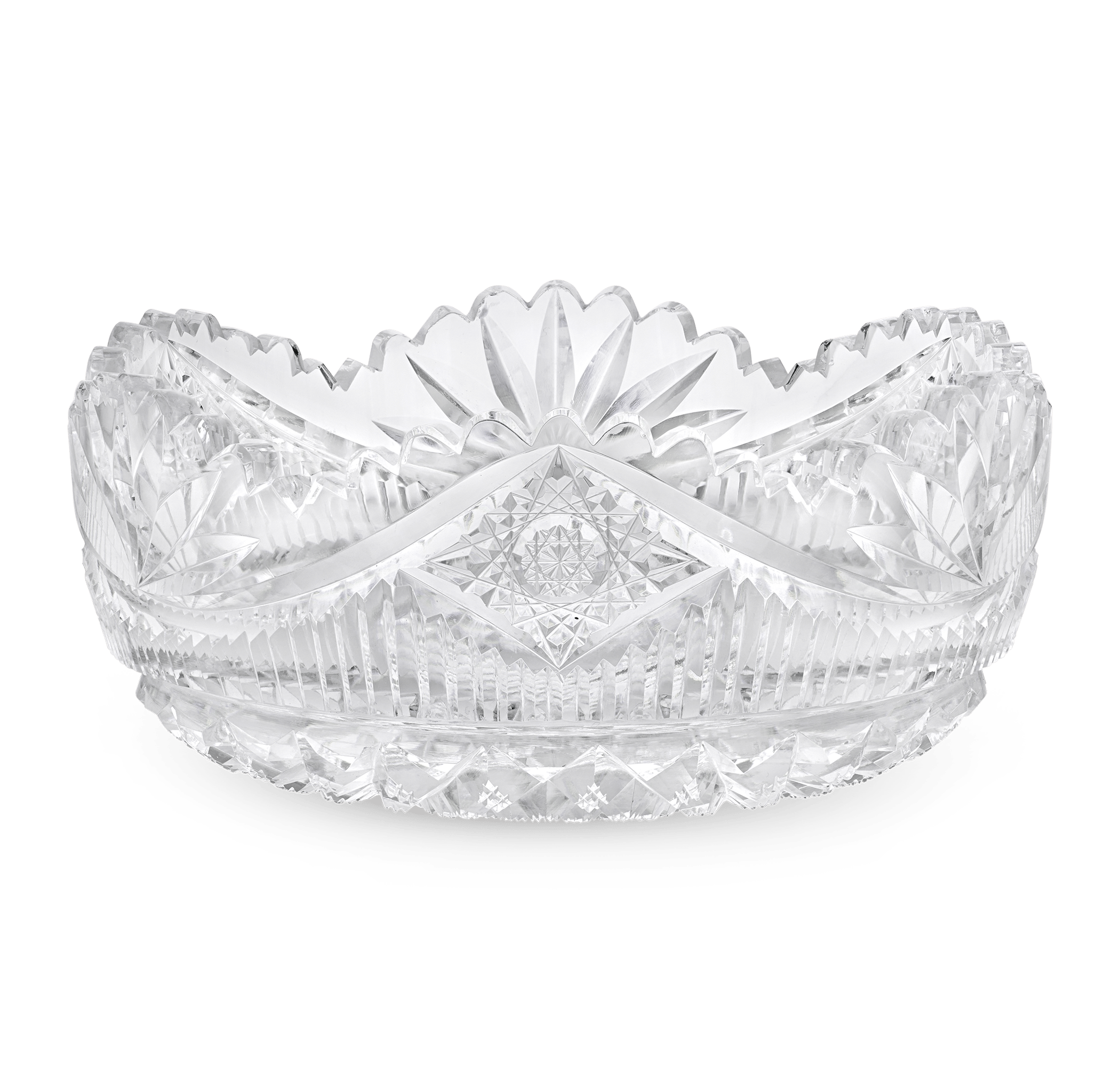 T.G. Hawkes & Company Cut Glass Bowl