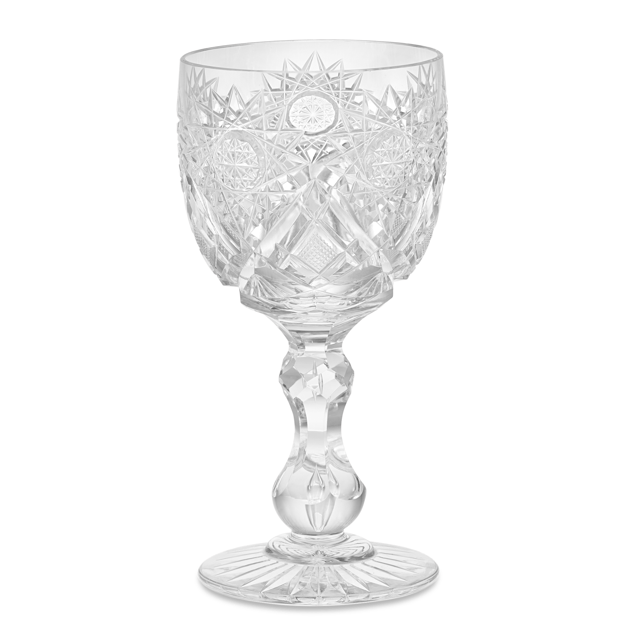 Cut Glass Goblet