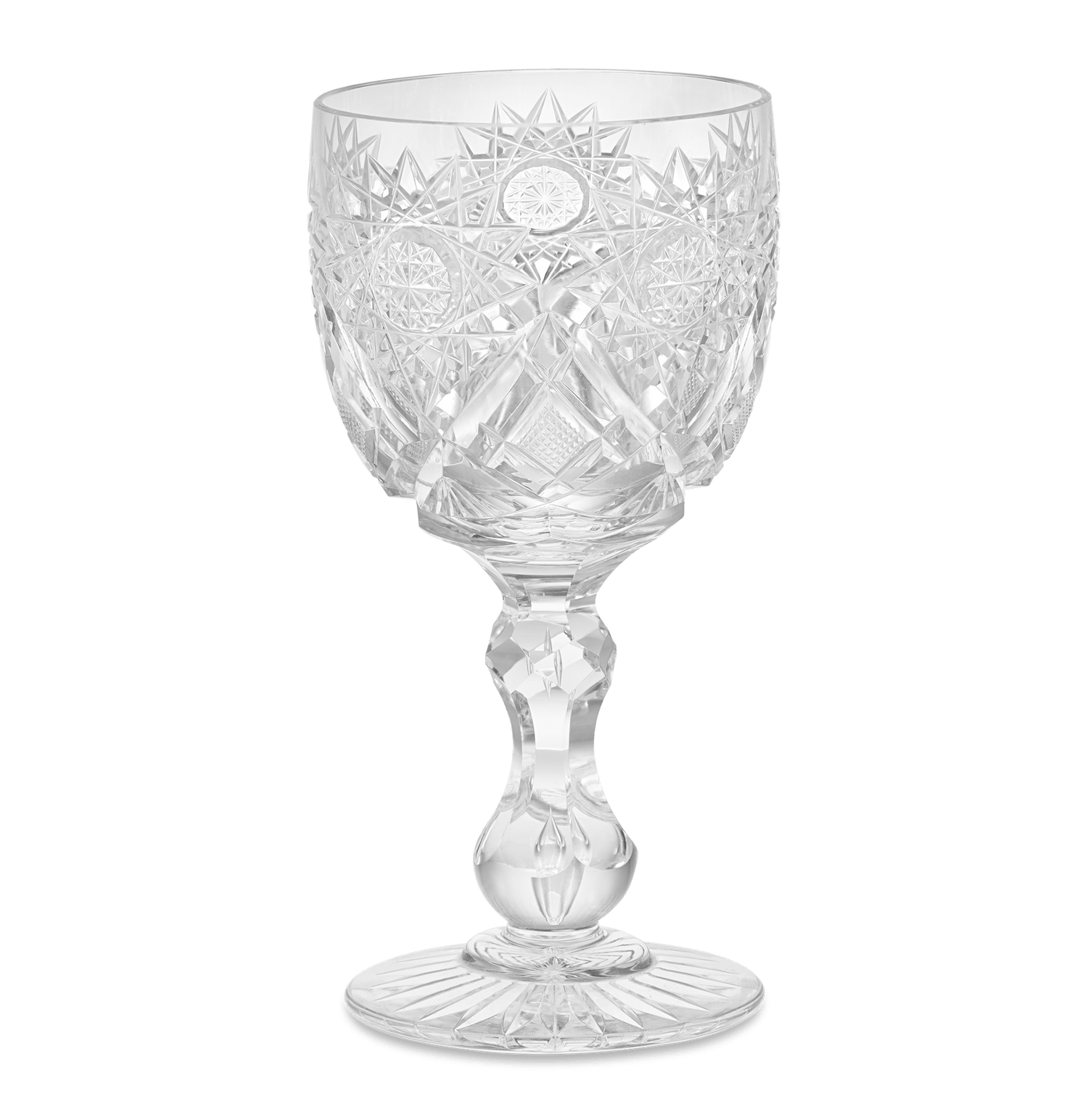 Cut Glass Goblet