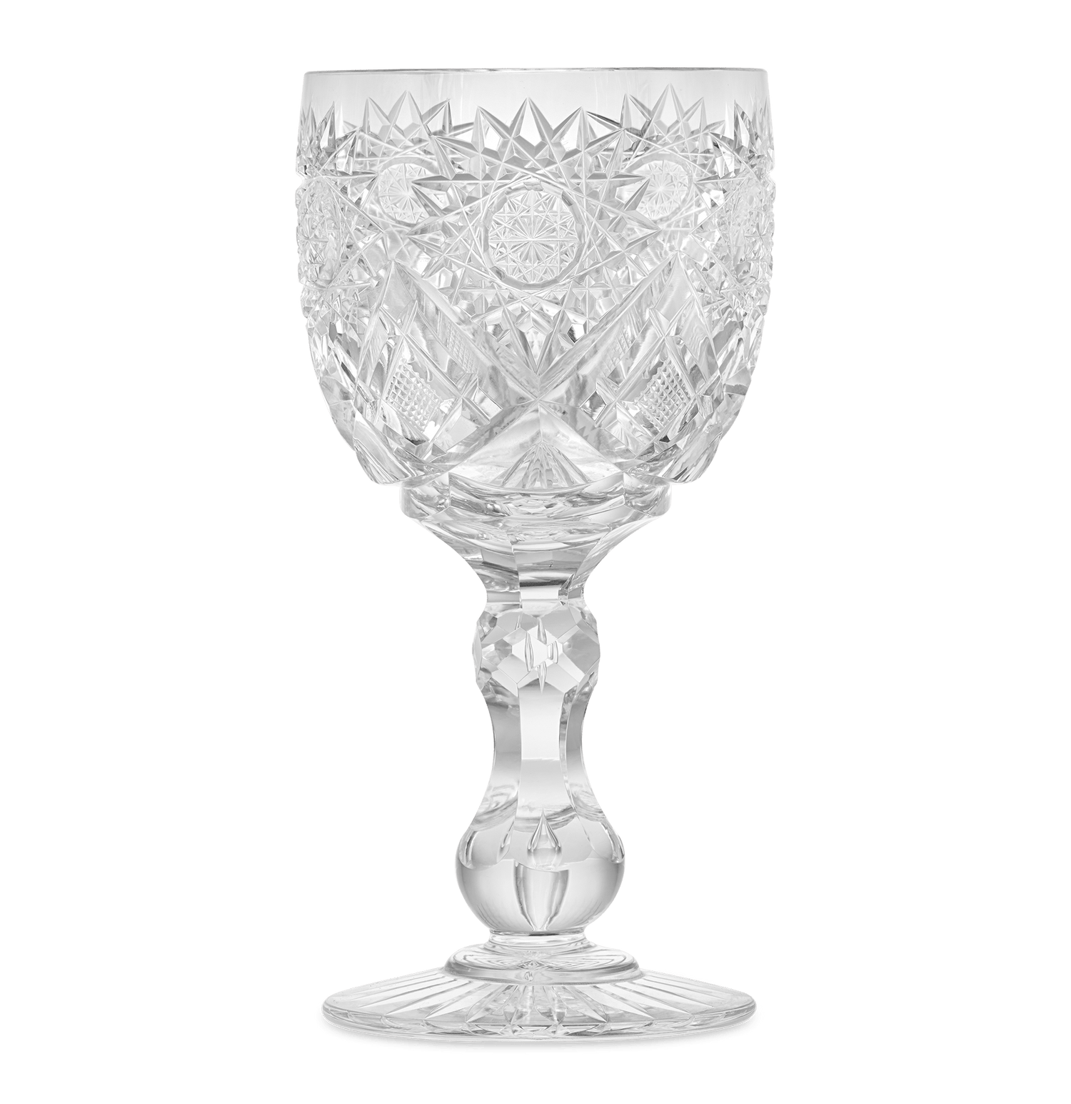 Cut Glass Goblet