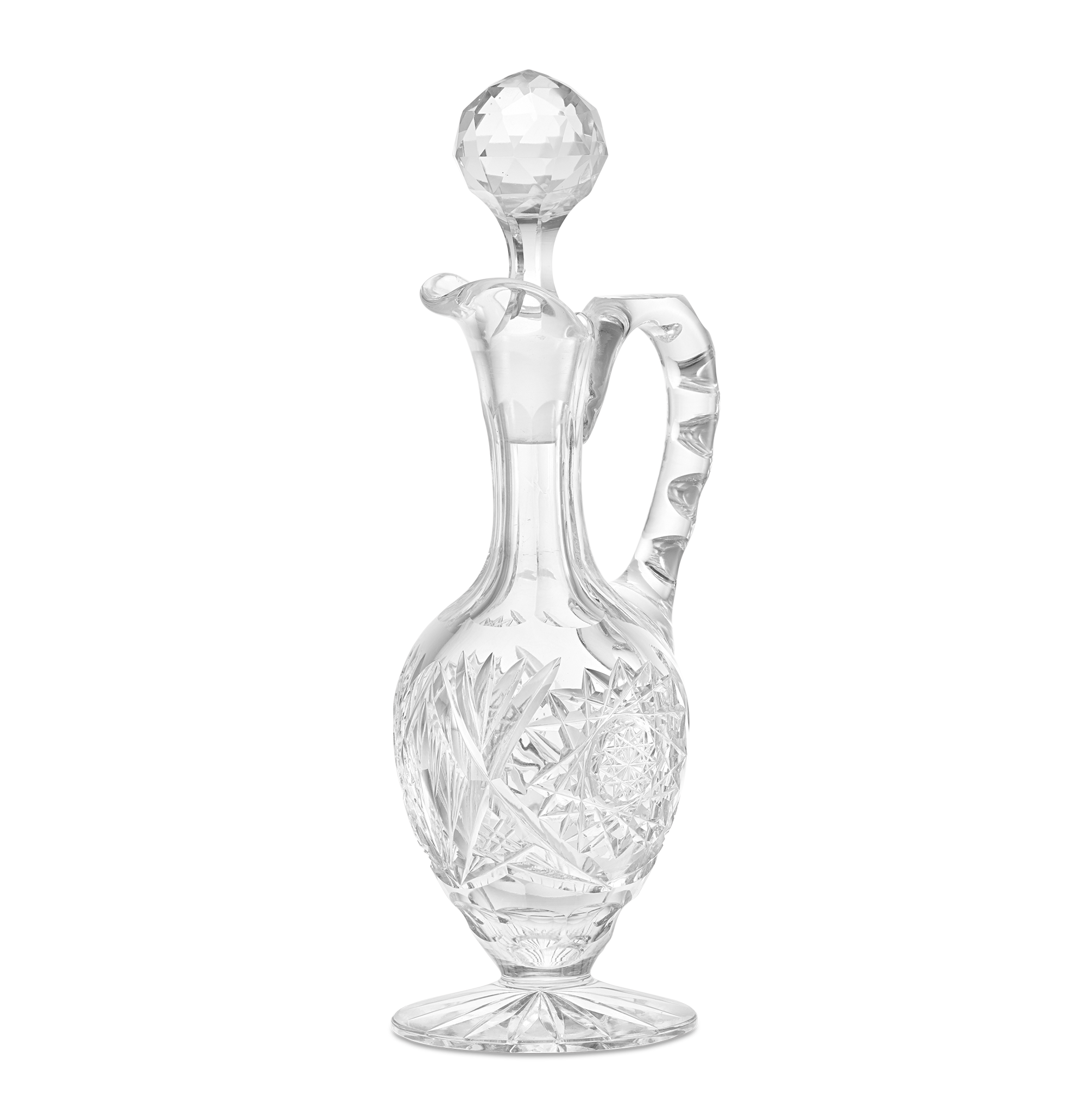 Cut Glass Cruet Bottle