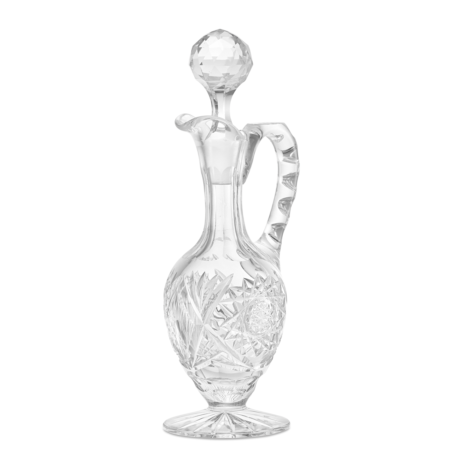 Cut Glass Cruet Bottle