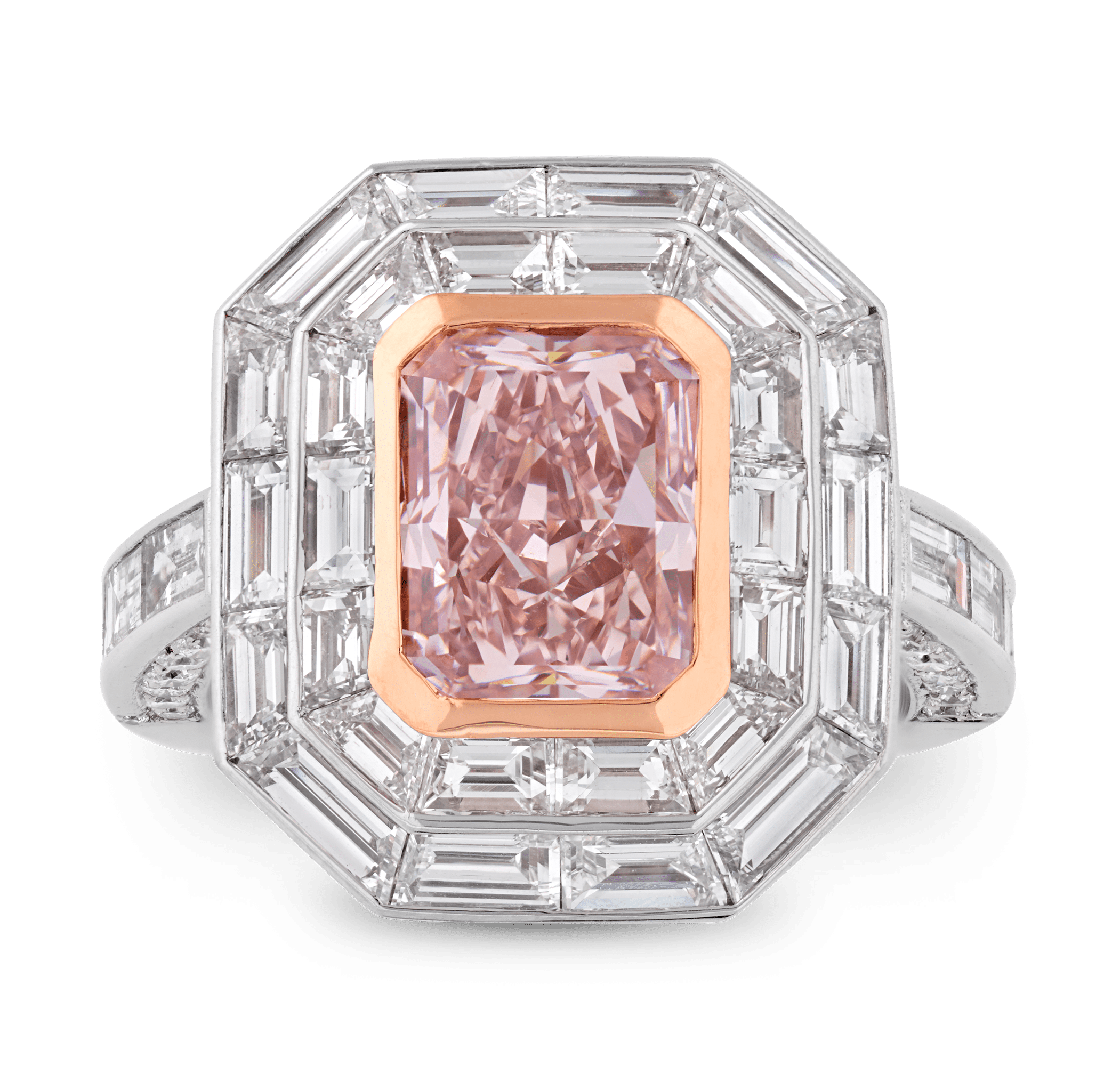 Natural Fancy Pink Diamond Ring, 3.06 carats