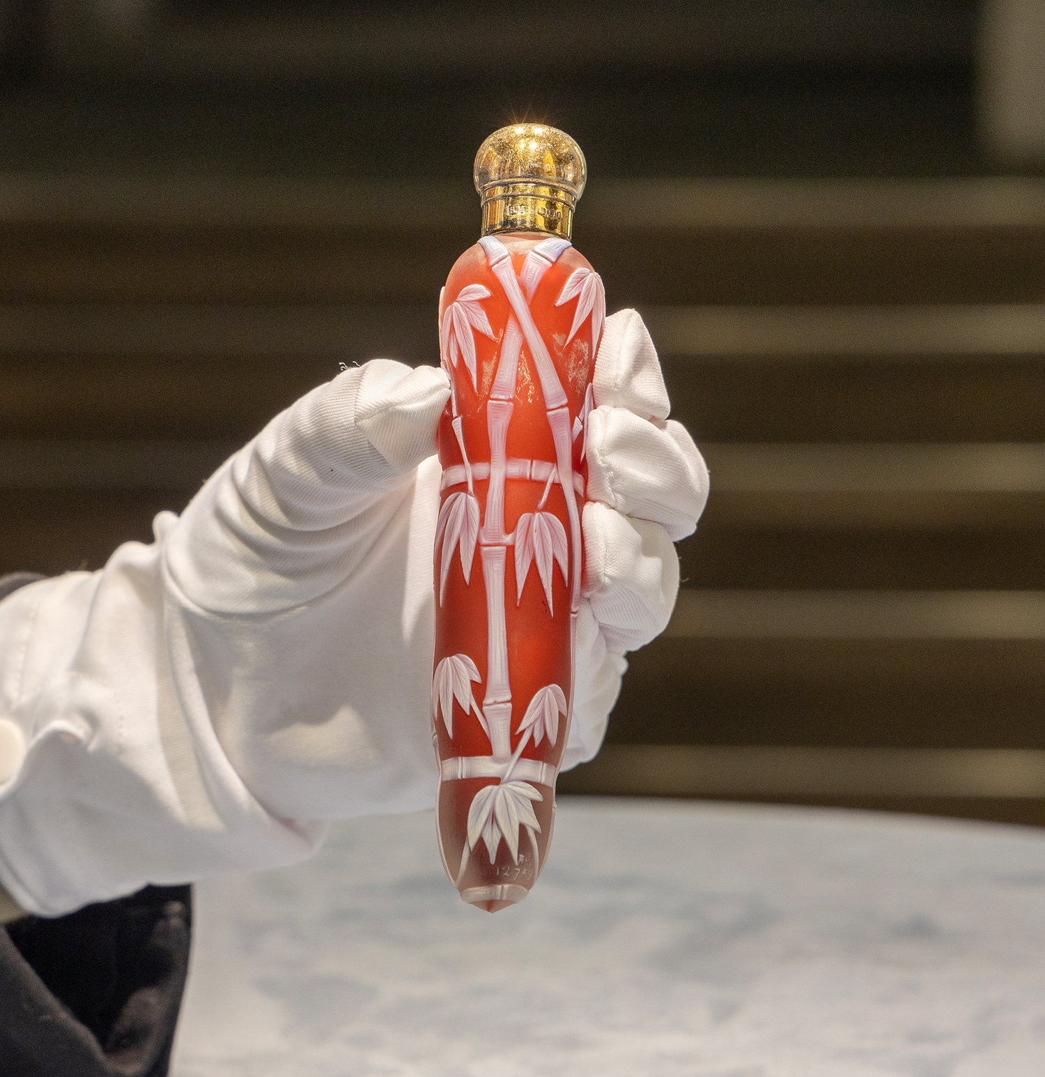 Thomas Webb & Sons Cameo Scent Bottle