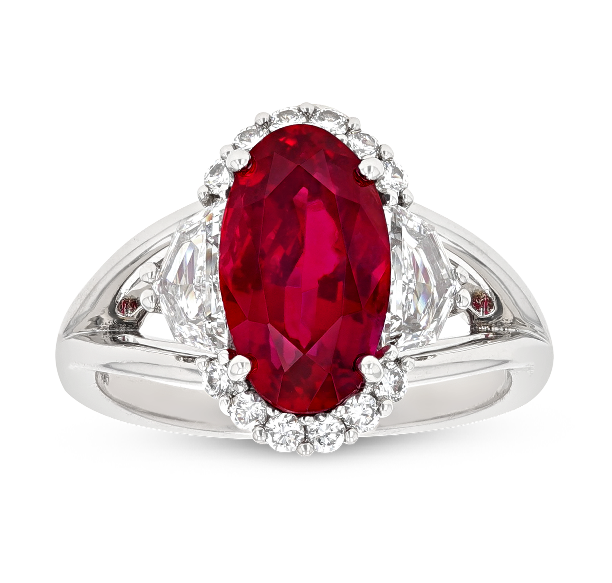 Untreated Mozambique Ruby Ring, 4.18 carat