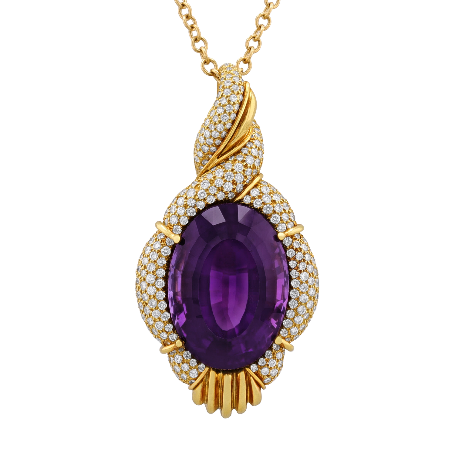 Henry Dunay Amethyst Pendant, 47.50 carats