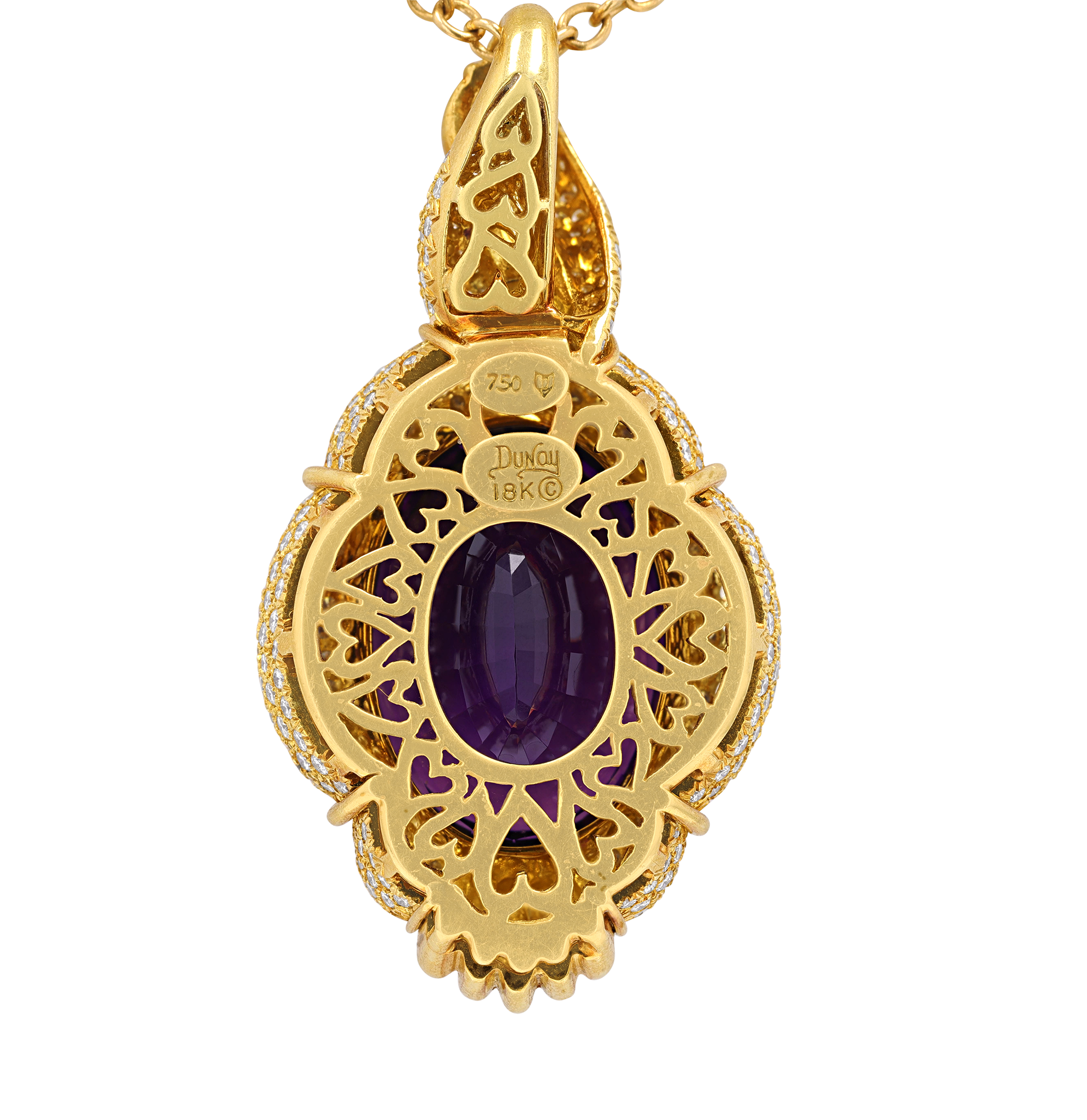 Henry Dunay Amethyst Pendant, 47.50 carats