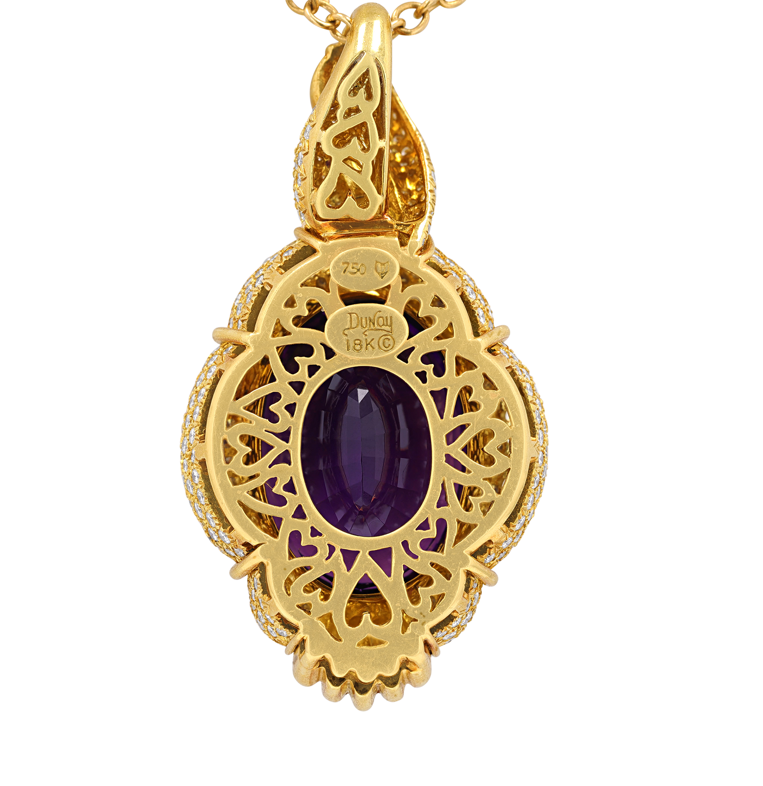 Henry Dunay Amethyst Pendant, 47.50 carats