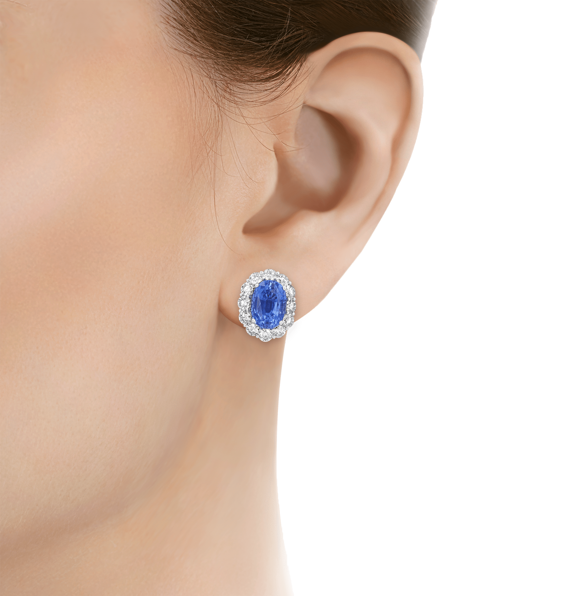 Sapphire Earrings, 9.64 carats