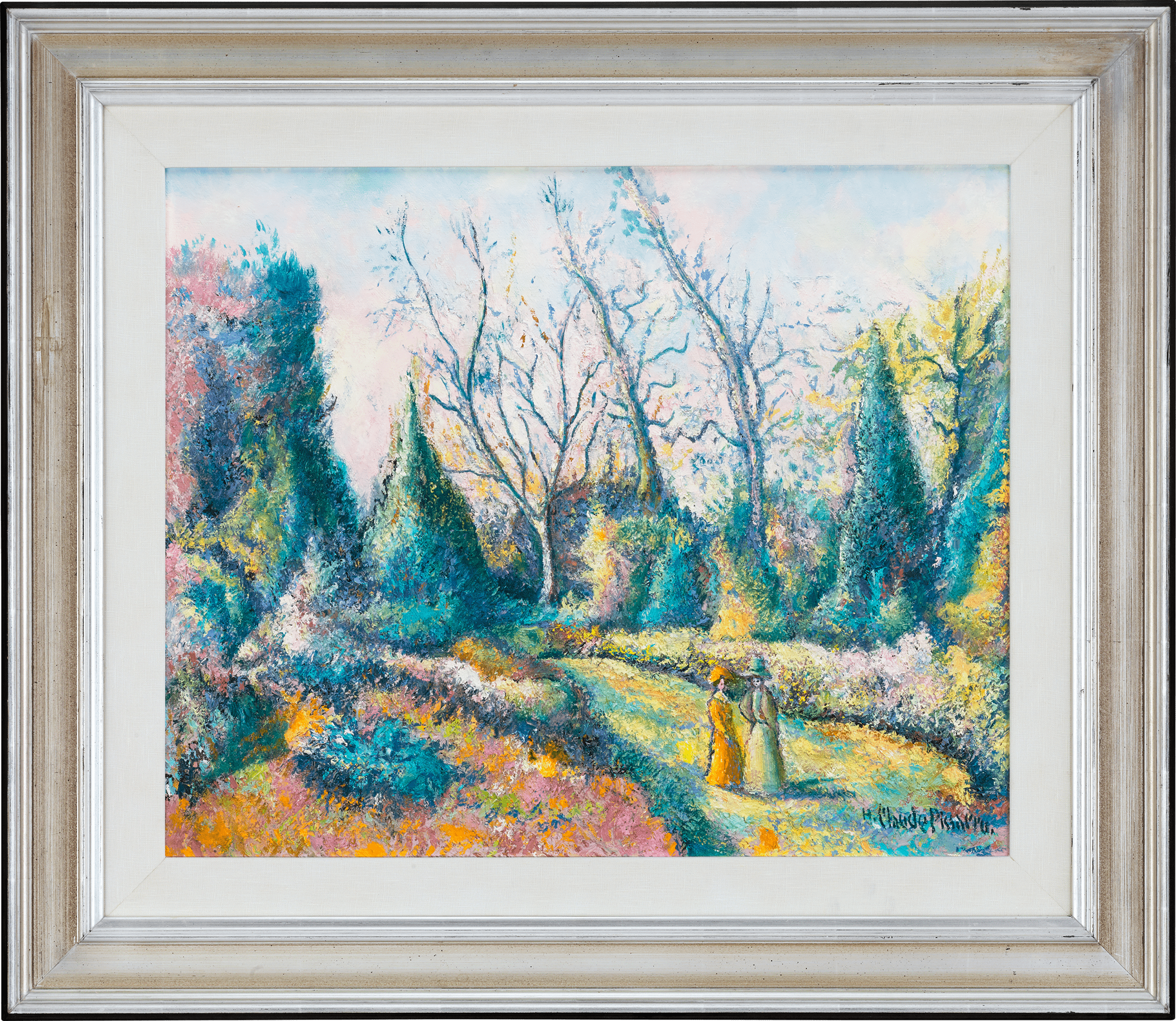 Ces dames au jardin by H. Claude Pissarro