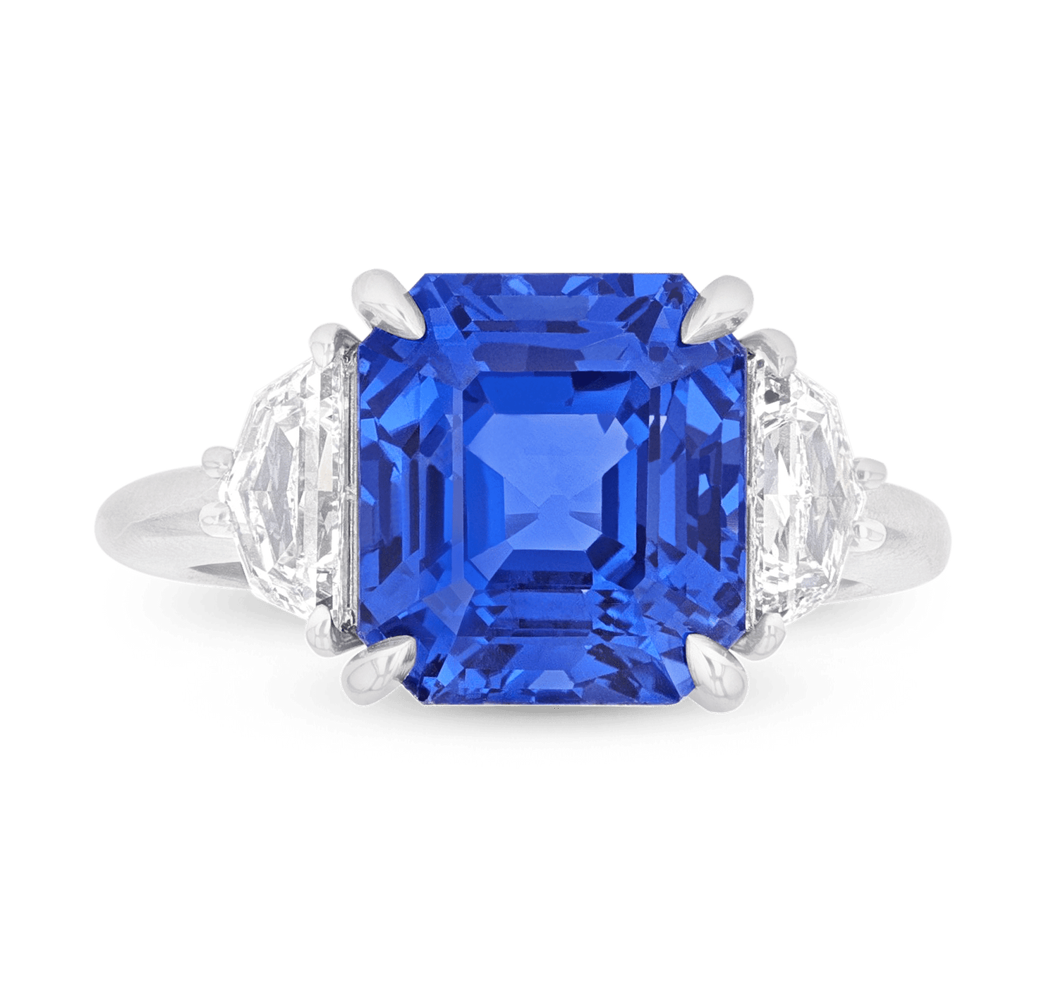 Unheated Burma Sapphire Ring, 7.87 carats