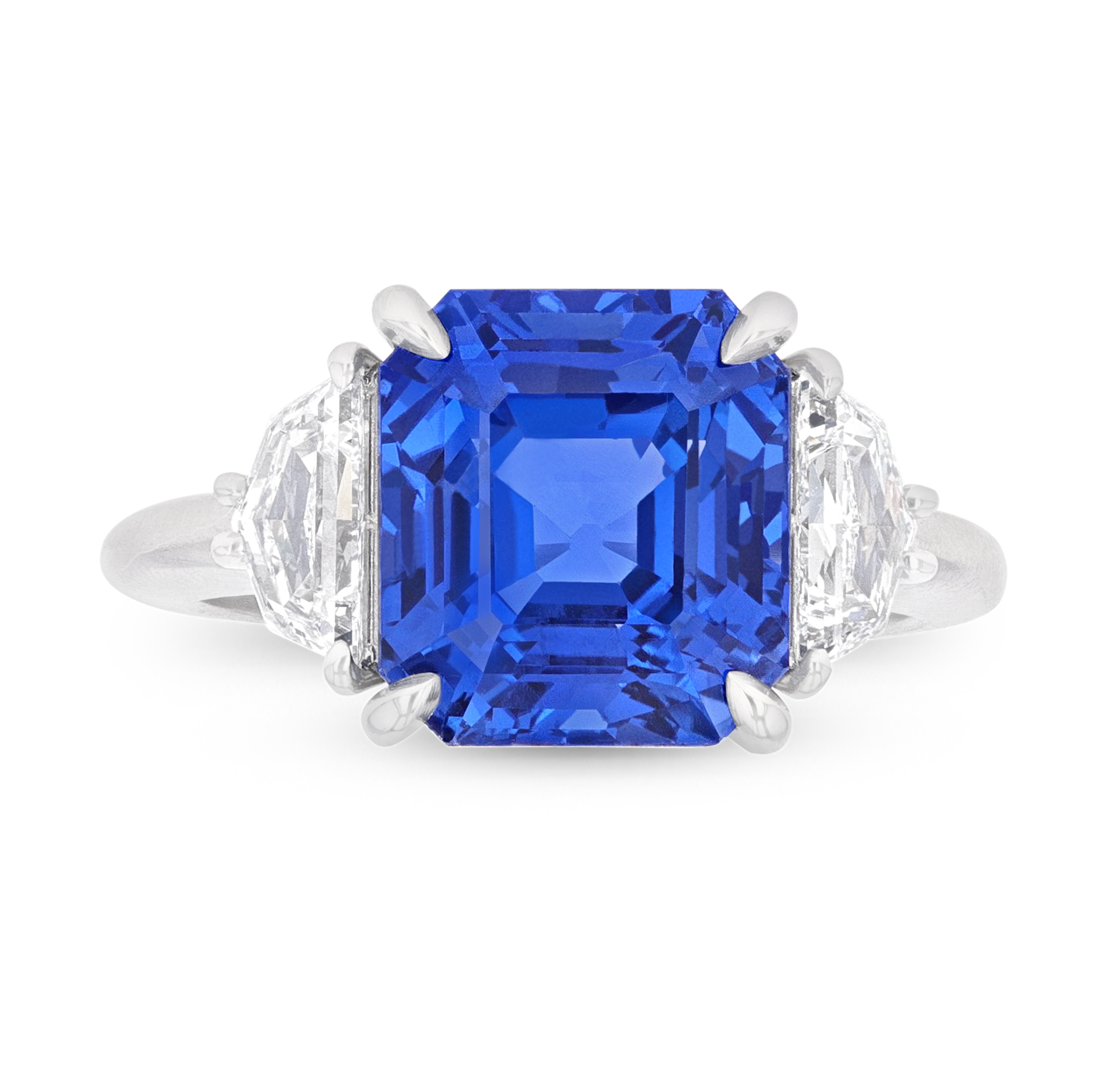 Unheated Burma Sapphire Ring, 7.87 carats