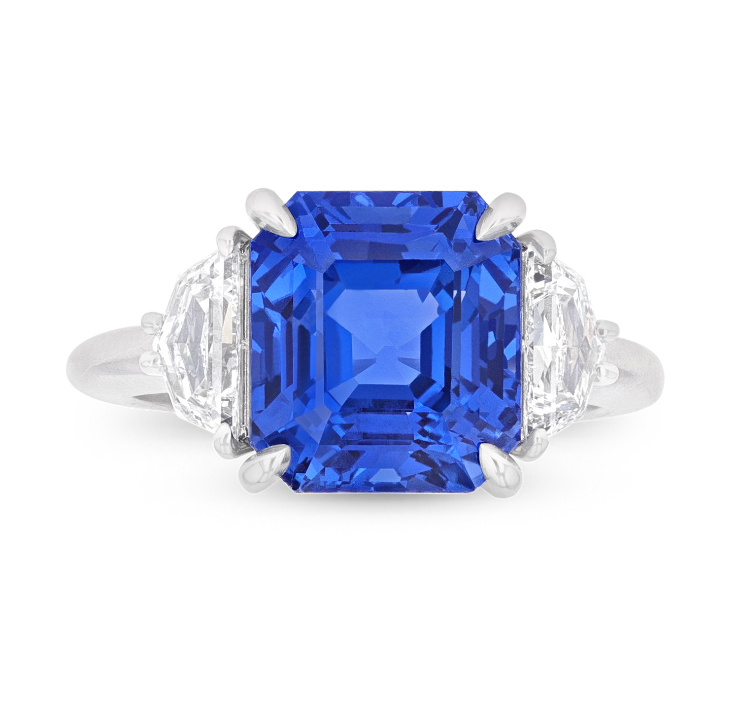 Unheated Burma Sapphire Ring, 7.87 carats | M.S. Rau