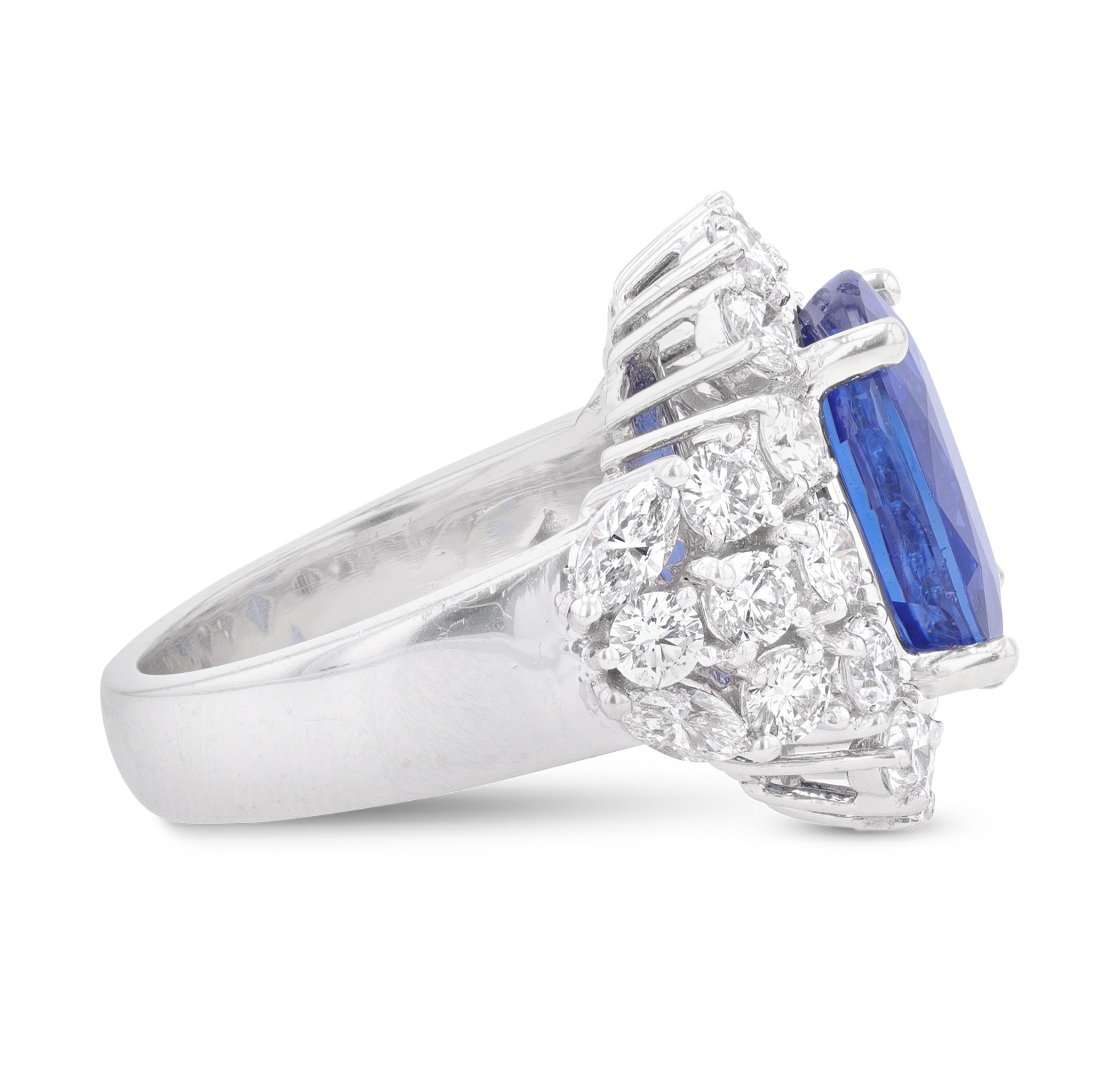 Ceylon Sapphire Ring, 8.11 carats